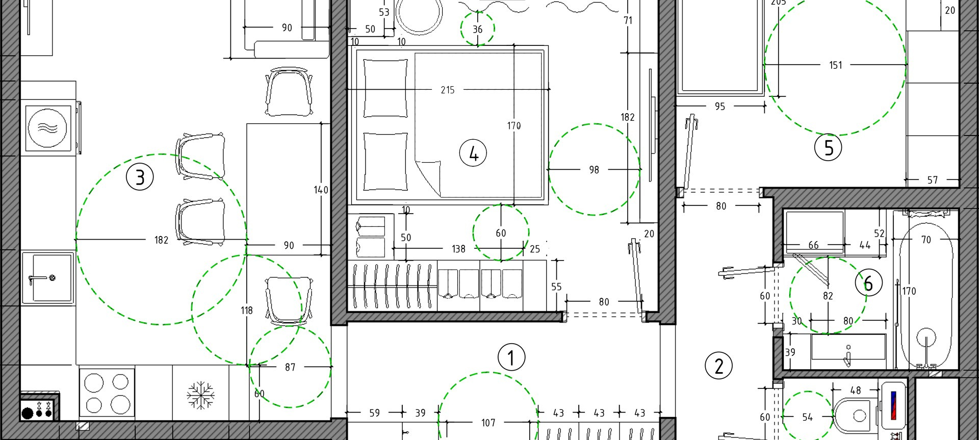 Планировка квартиры. Дизайн интерьеров в сочетании с дизайн-проектом — лучший результат!