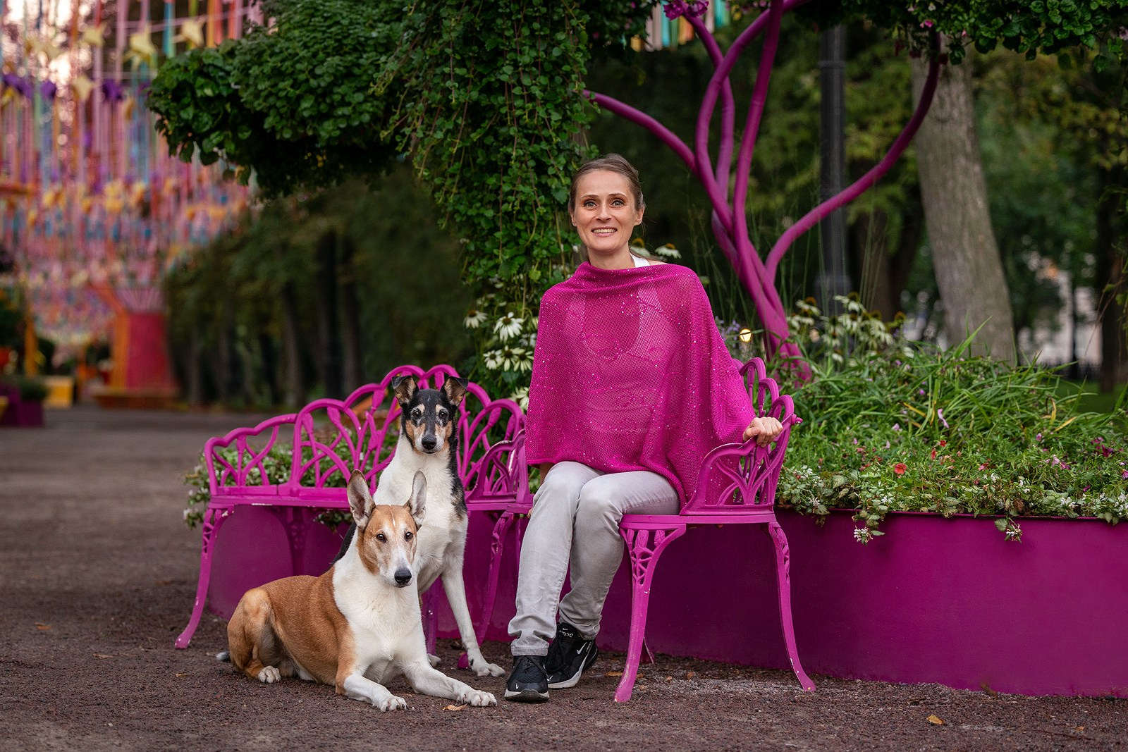 Винтик и Вита в городе. Фотограф-анималист Natalia Deingel | Фотосъемка собак в Москве