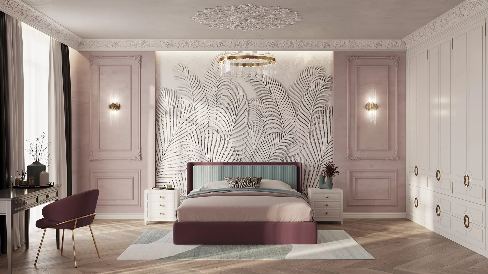 Декоративная отделка стен Киров. L. Deco интерьерный салон. Краски/обои/лепной декор