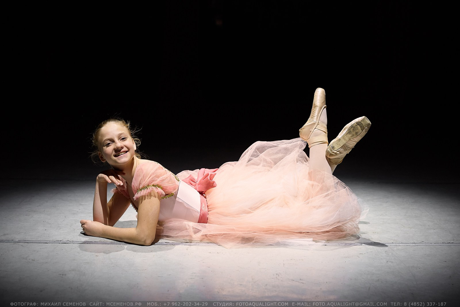 Детская БАЛЕТНАЯ фотосессия Фотограф Михаил Семенов, г. Ярославль