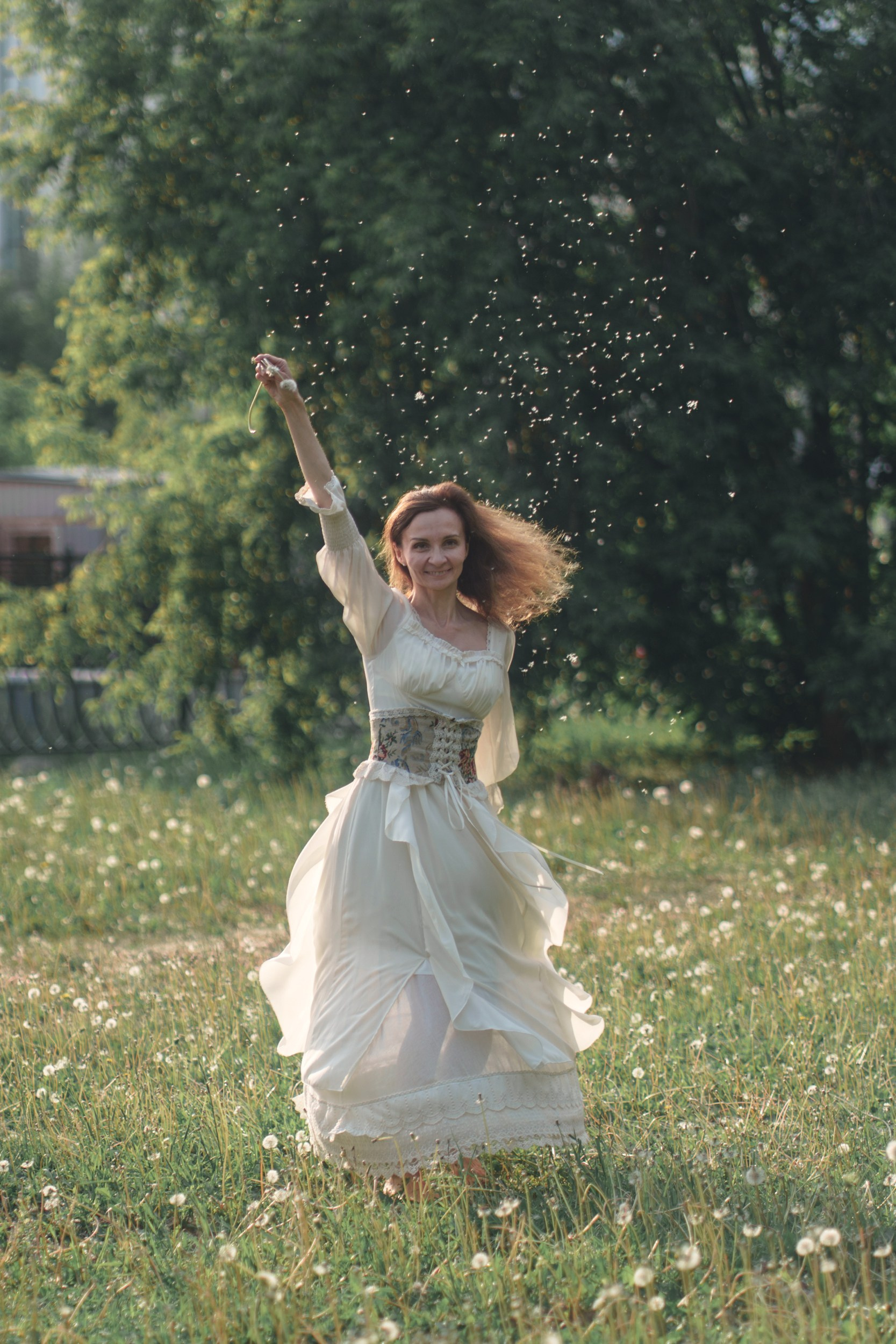 Outdoor photoshoot with outfits in Yekaterinburg