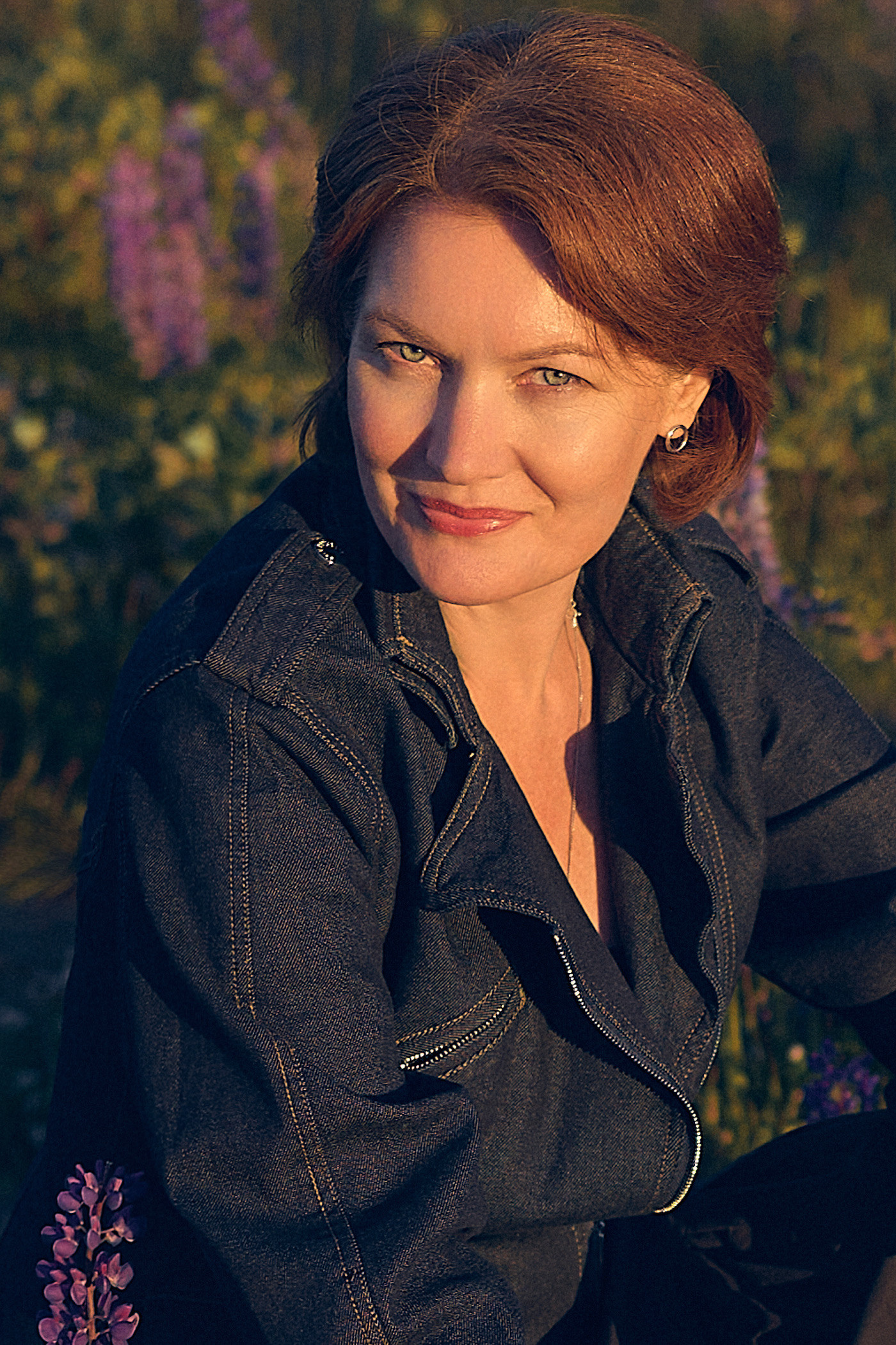 Люпиновое поле. Наташа. Фотограф Тихонова Ольга Санкт-Петербург