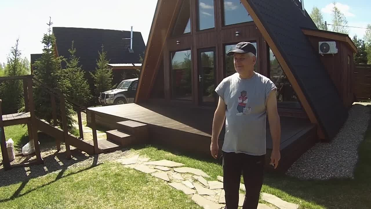 Отзывы посетителей о базе отдыха Чантриум. Коттедж А-фрейм с баней и уличным чаном в Подмосковье - в аренду для отдыха