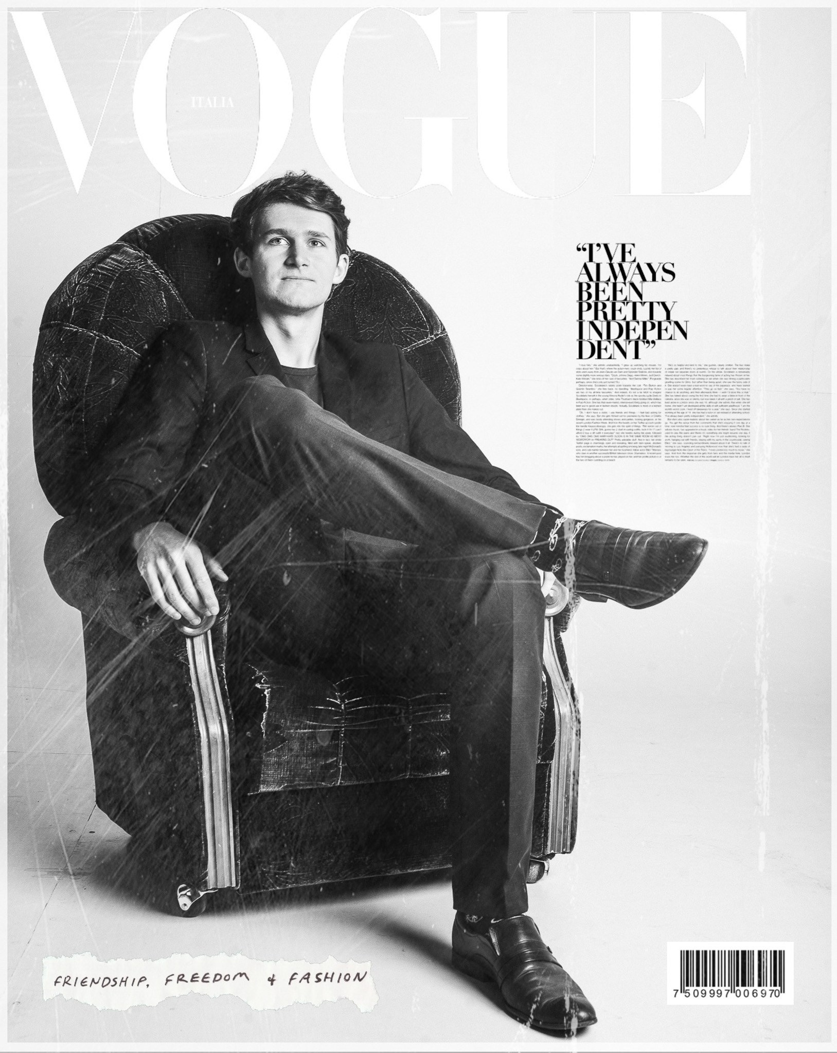 Фотограф Роман Романов — портрет мужчины на обложку модного журнала