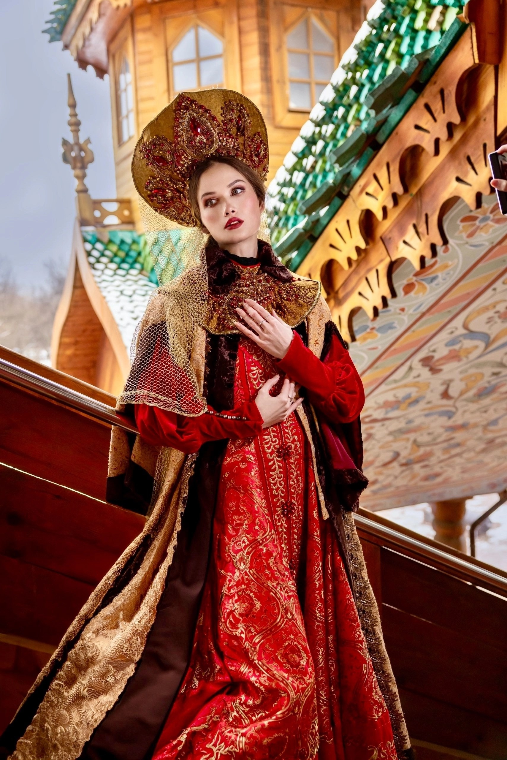 Марфа Васильевна. Русские народные костюмы в Москве