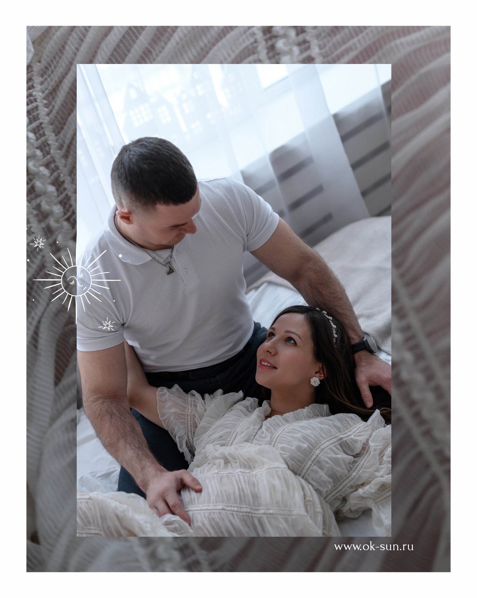 Фотосессия беременности с мужем и ребенком в Москве