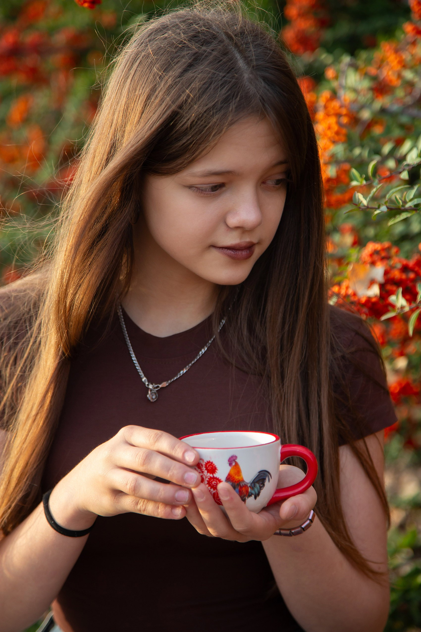 Индивидуальная фотосъемка девушки осенью