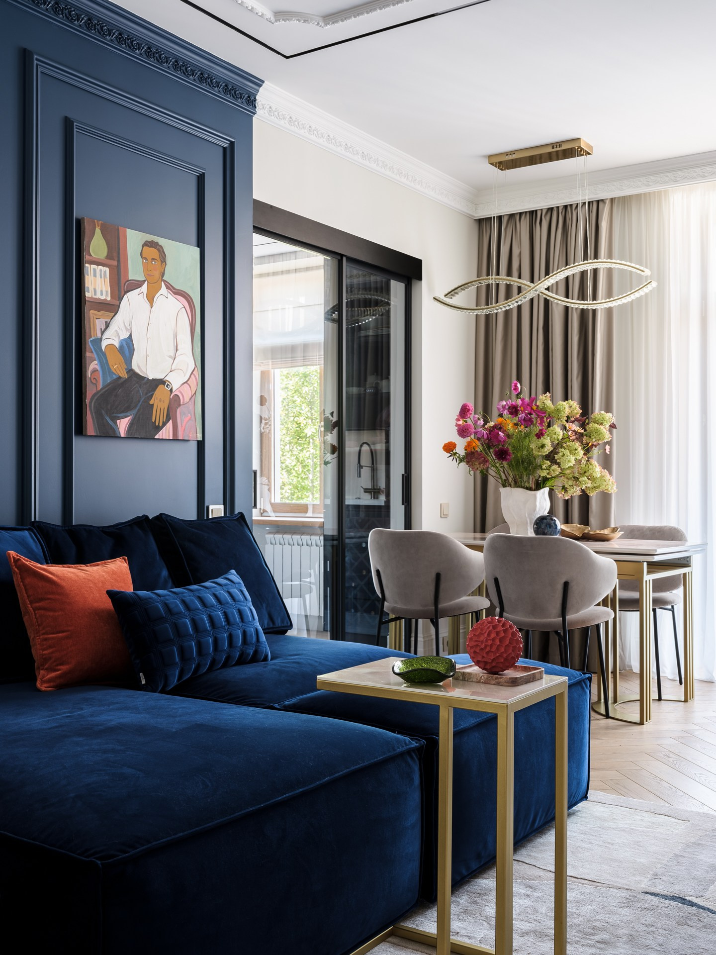 Проект: Б. Черемушкинская | Элегантная мягкость интерьера