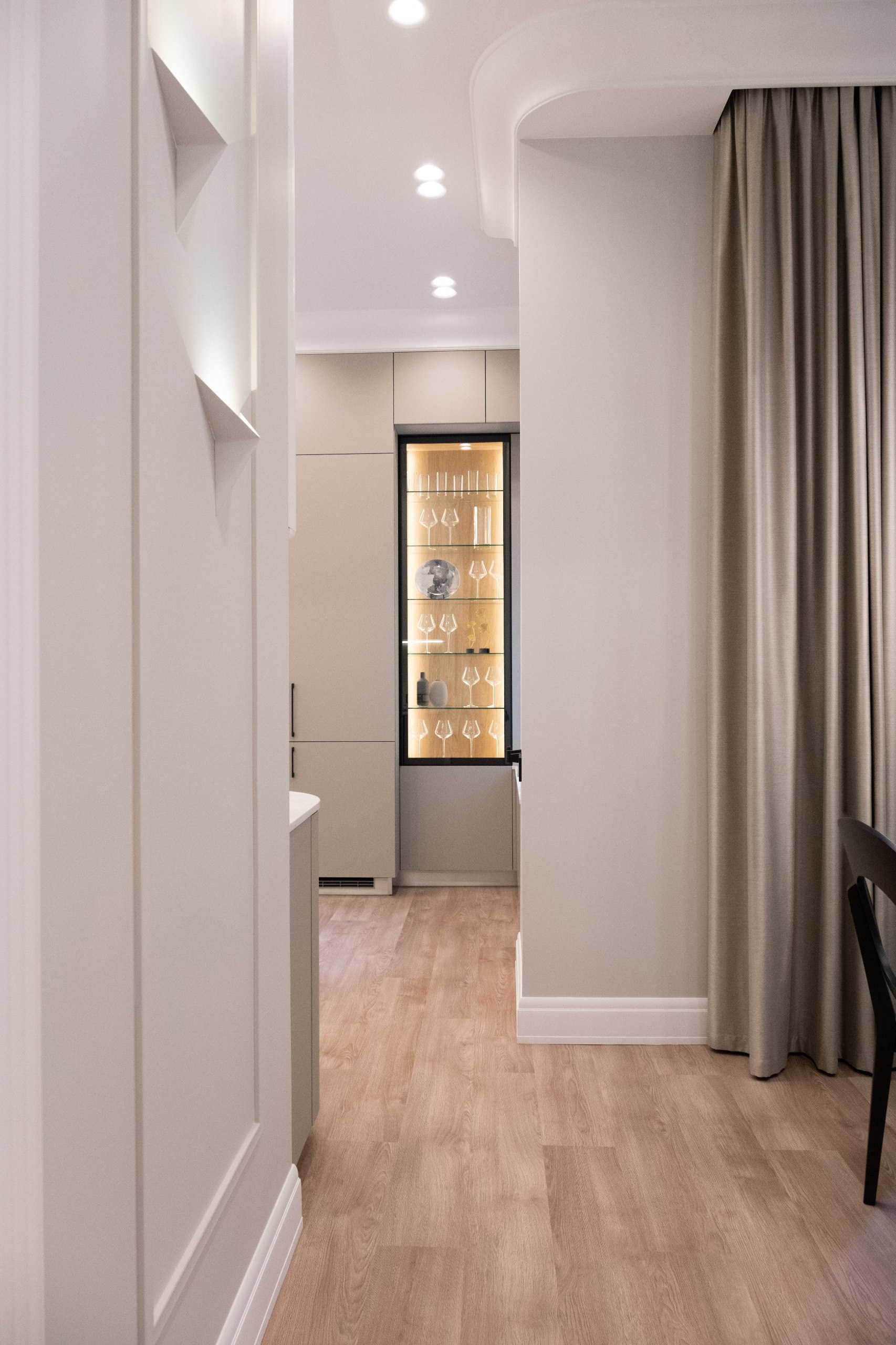 Implemented apartment design project. Interior designer Stockholm