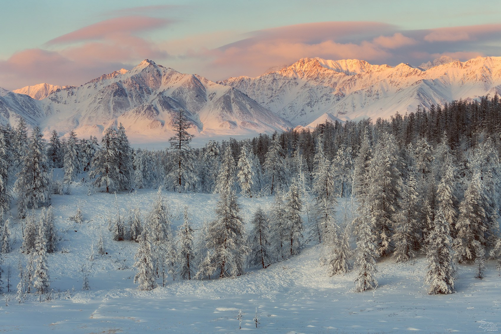 Горы Черского и Момский хребет. Якутия. Зимник Арктика. (1). PhotoGeographic Фототуры по России