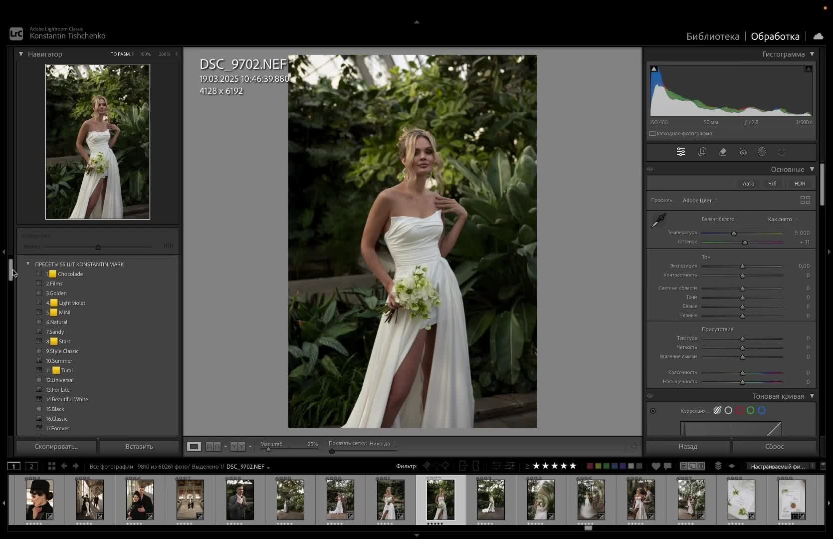 ПРЕСЕТЫ LIGHTROOM 55шт