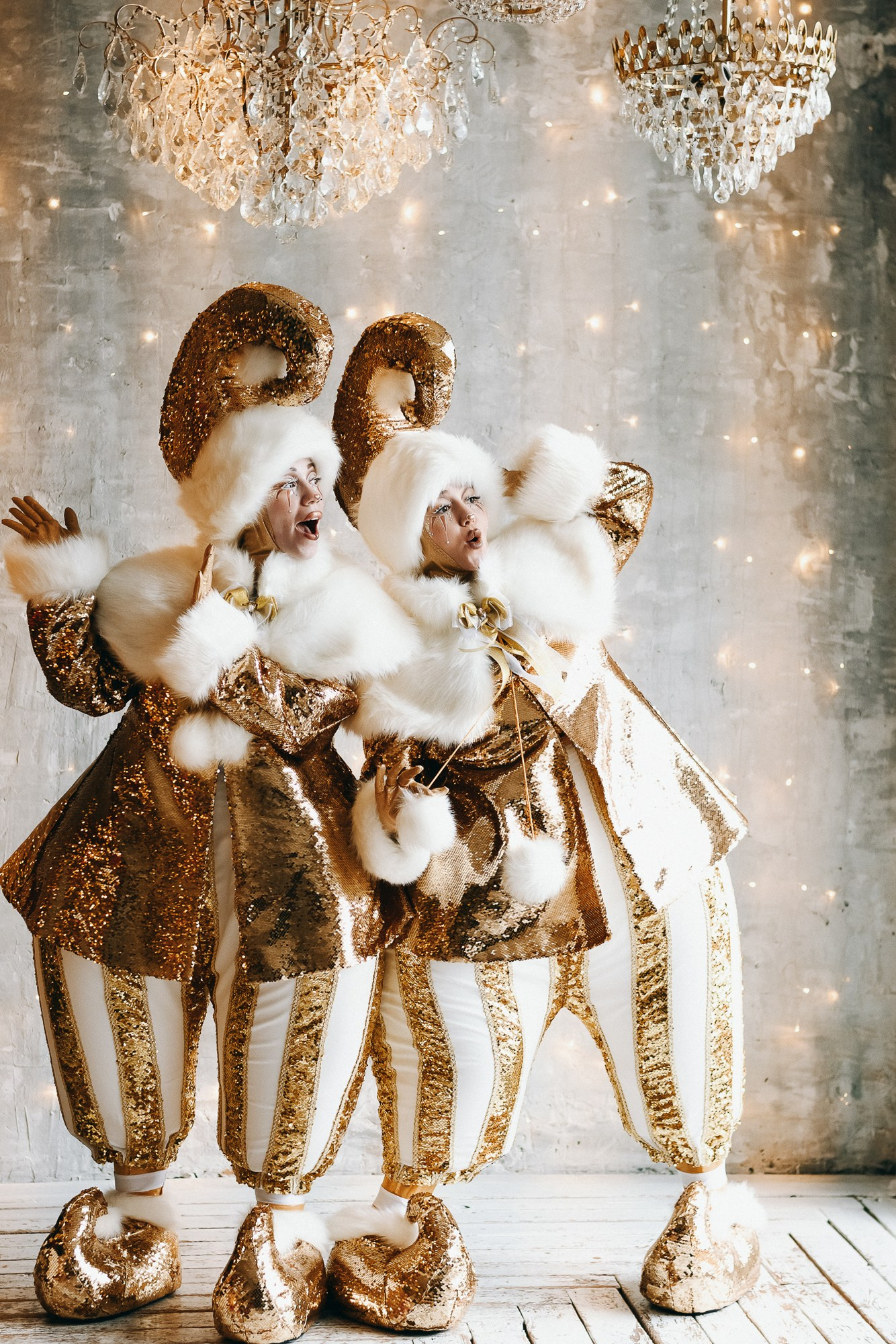 Театральный грим и костюм для фотопроекта