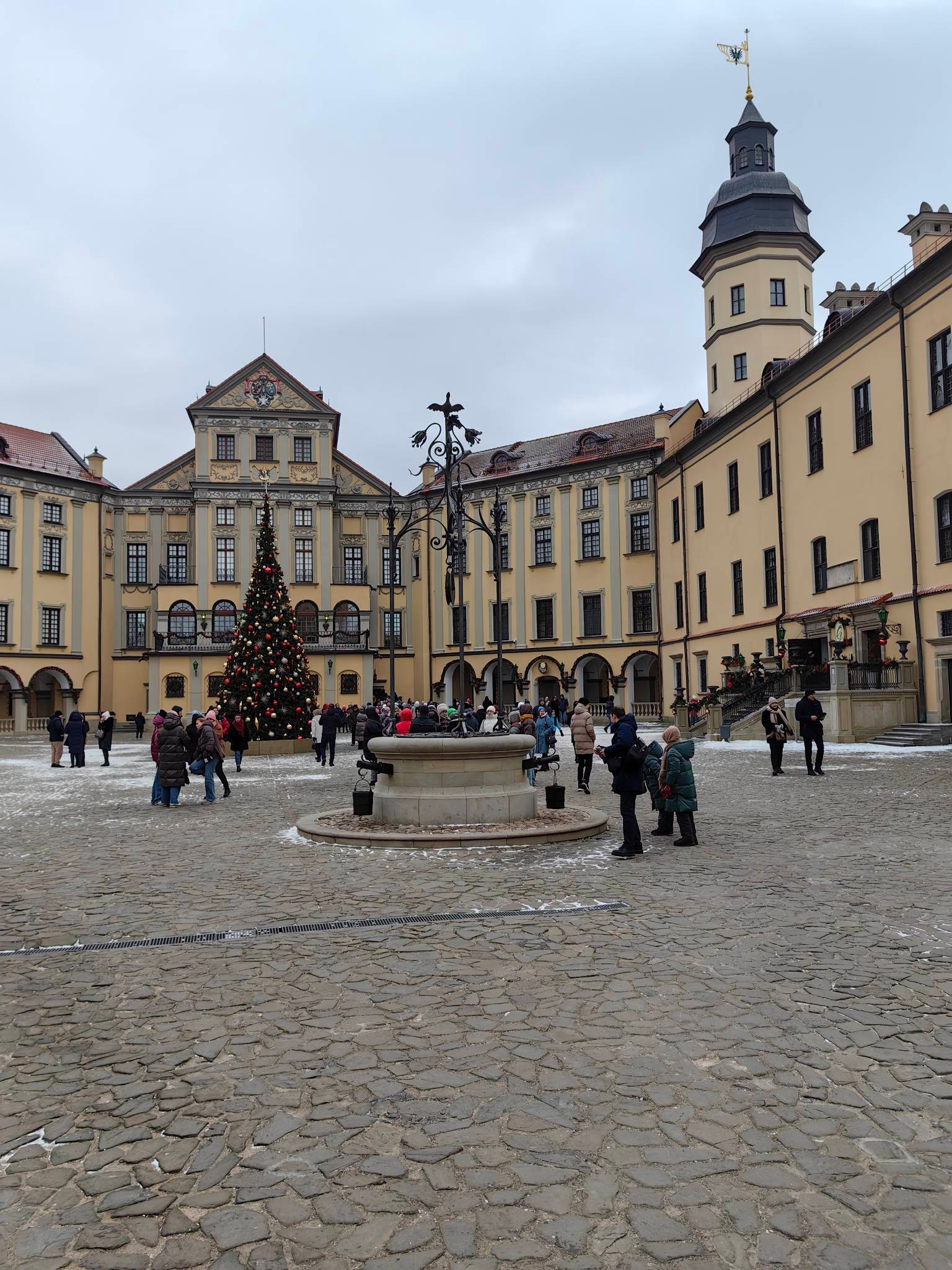 Внутренний двор замка Несвиж