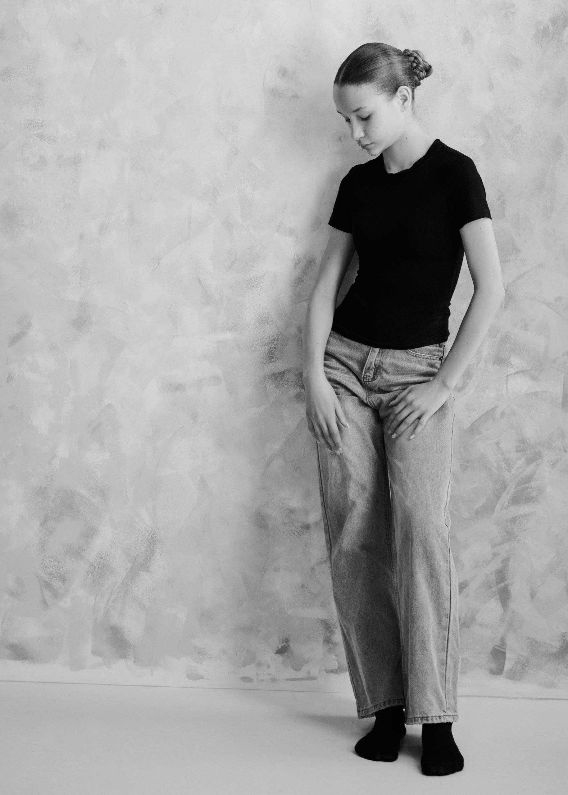 Фотосессия с живыми цветами