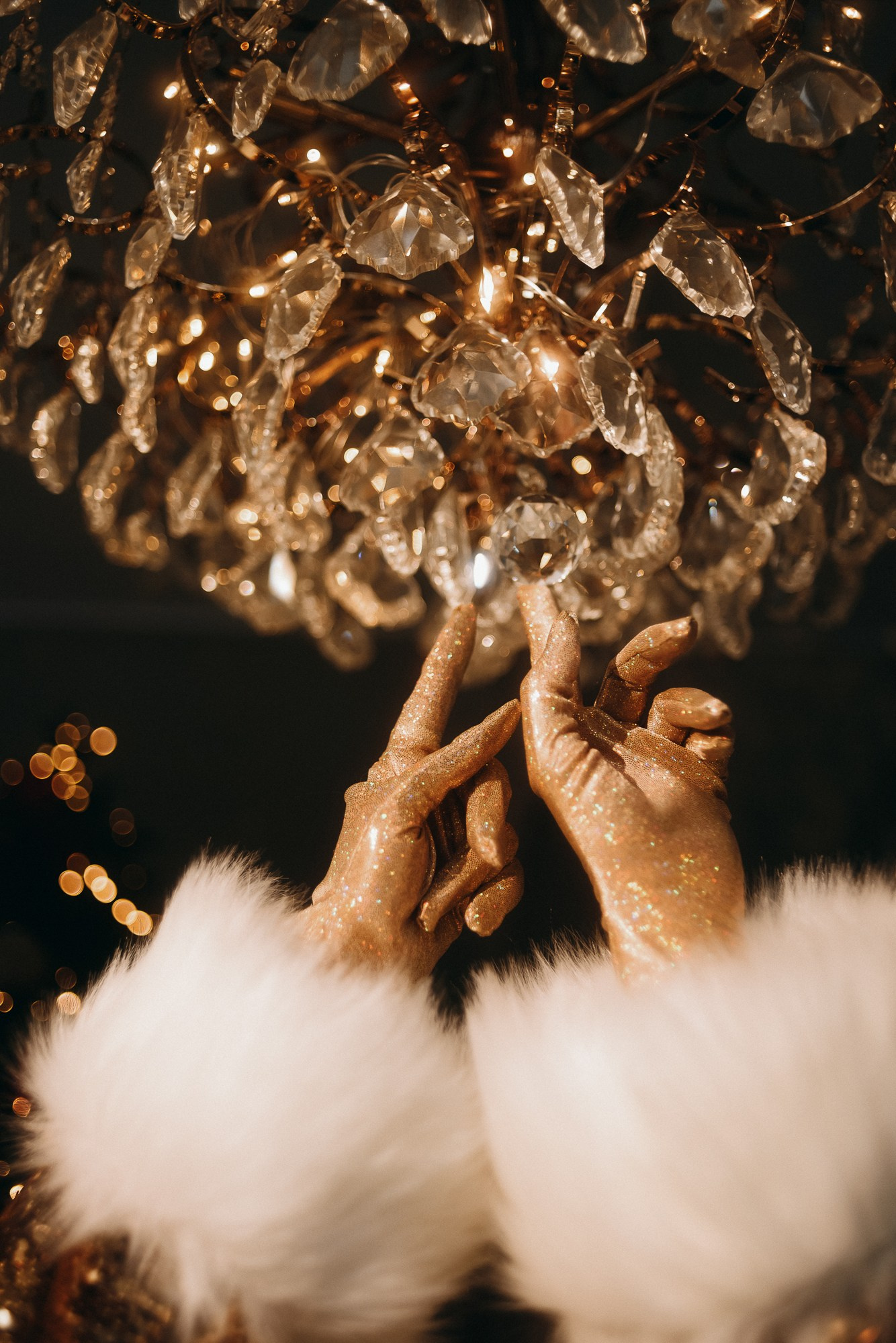 Детали новогоднего декора и костюмов для фотосессии