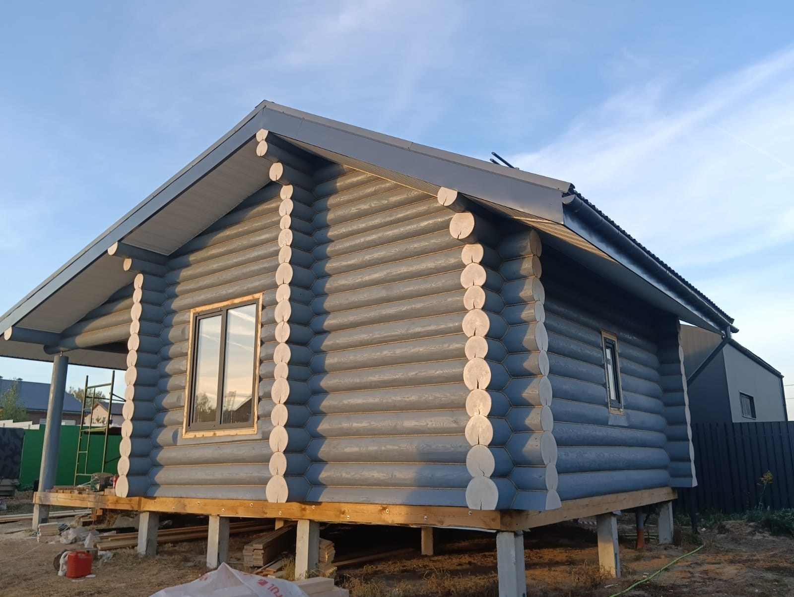 Срубы домов и бань в посёлке Золотково Владимирской области