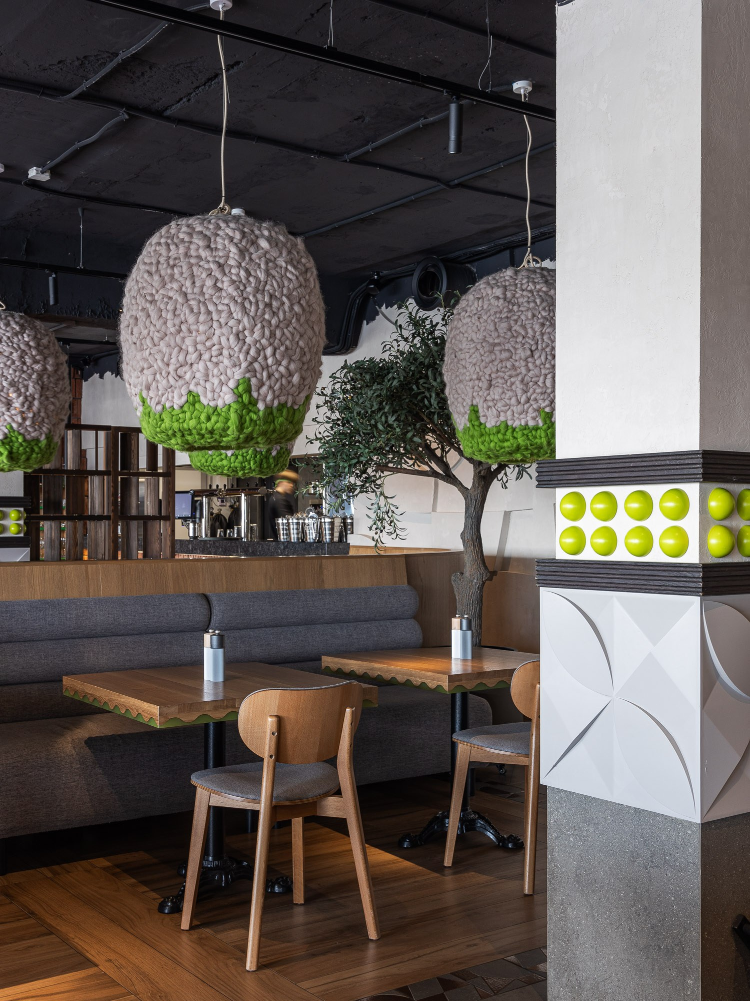 HVANCH restaurant in Saratov Russia designed by QUADRUM STUDIO