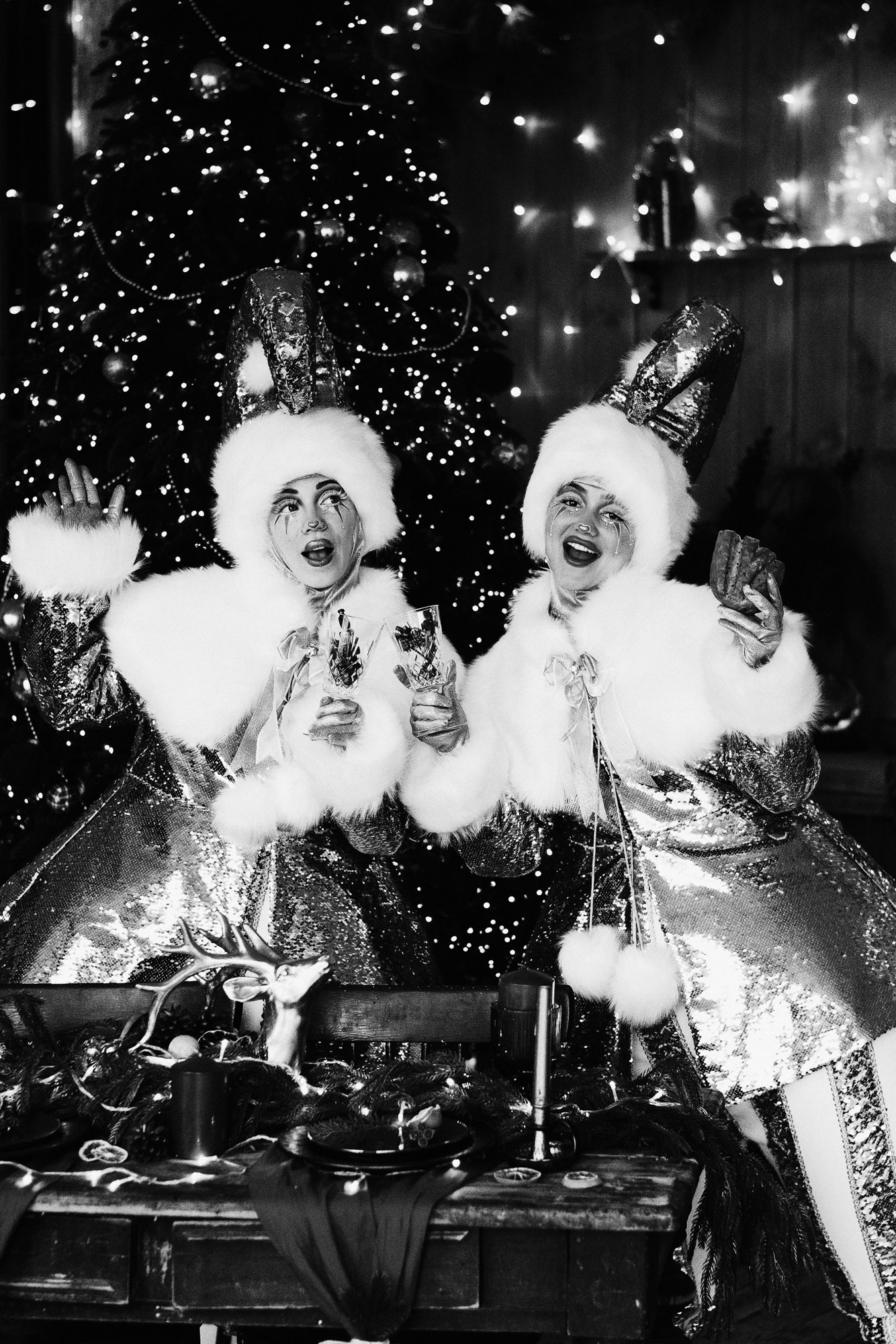 Новогодняя креативная фотосессия в Тюмени | Фотограф Дарья Мустафина. Портретный фотограф Тюмень Дарья Мустафина