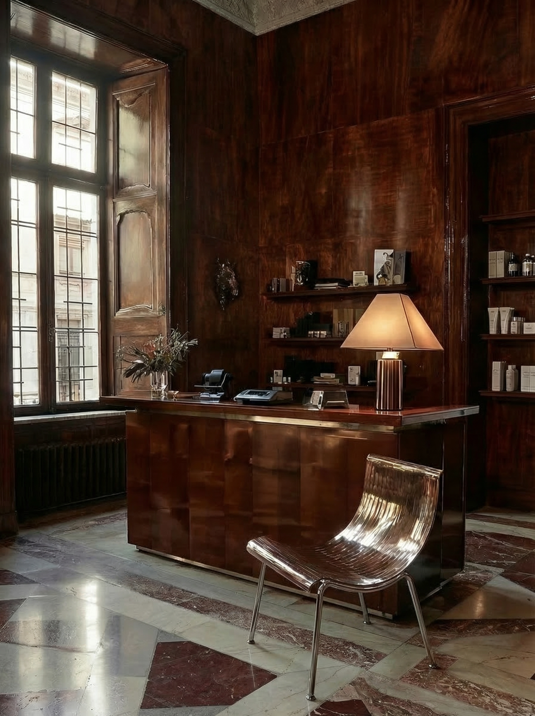 Muse Beauty Salon — AI Concept. Glukhova Elizaveta — AI Creator & 3D Visualizer for Interior, Fashion & Beauty Brands