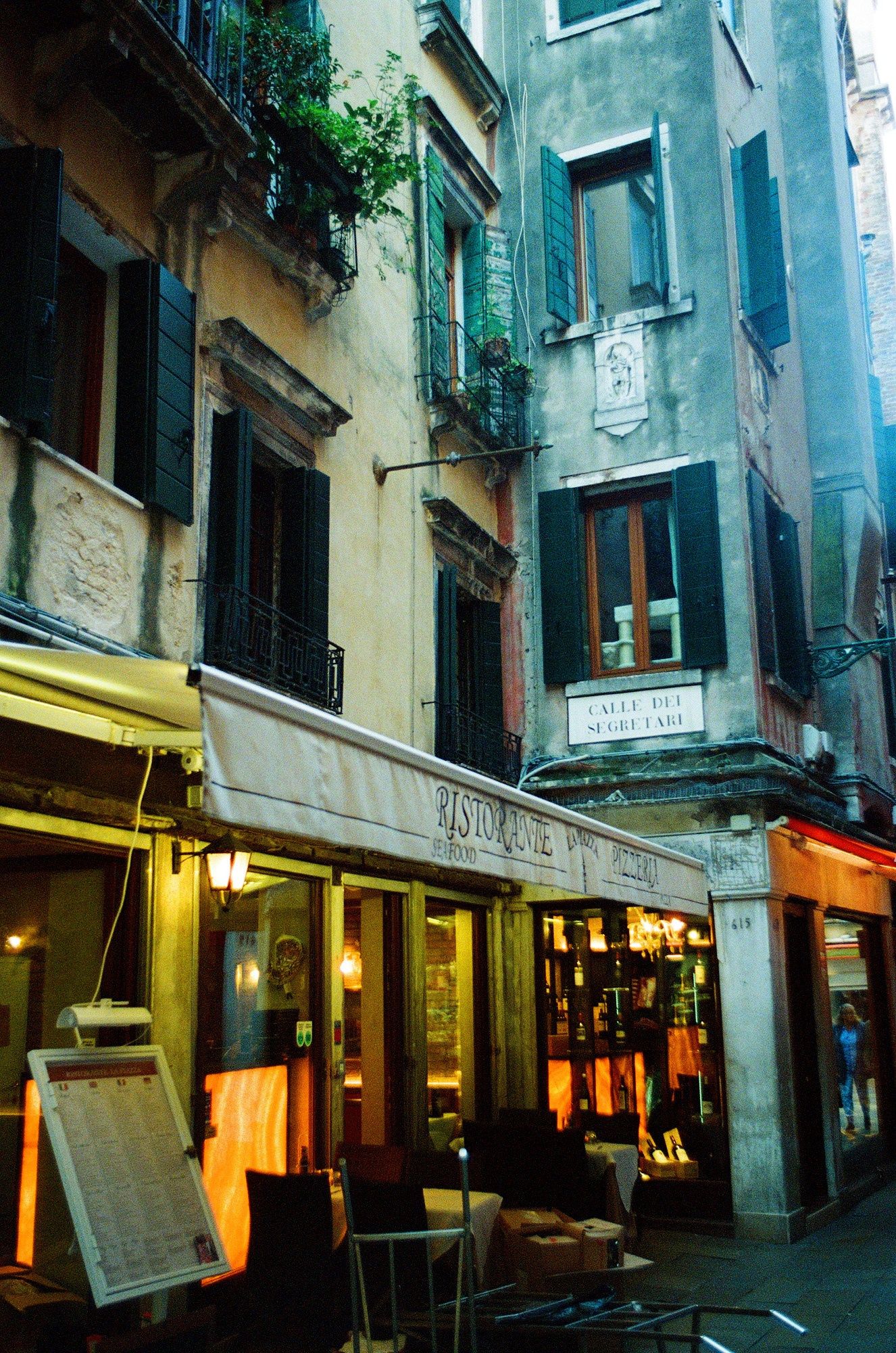 A gastrotourist. Venice