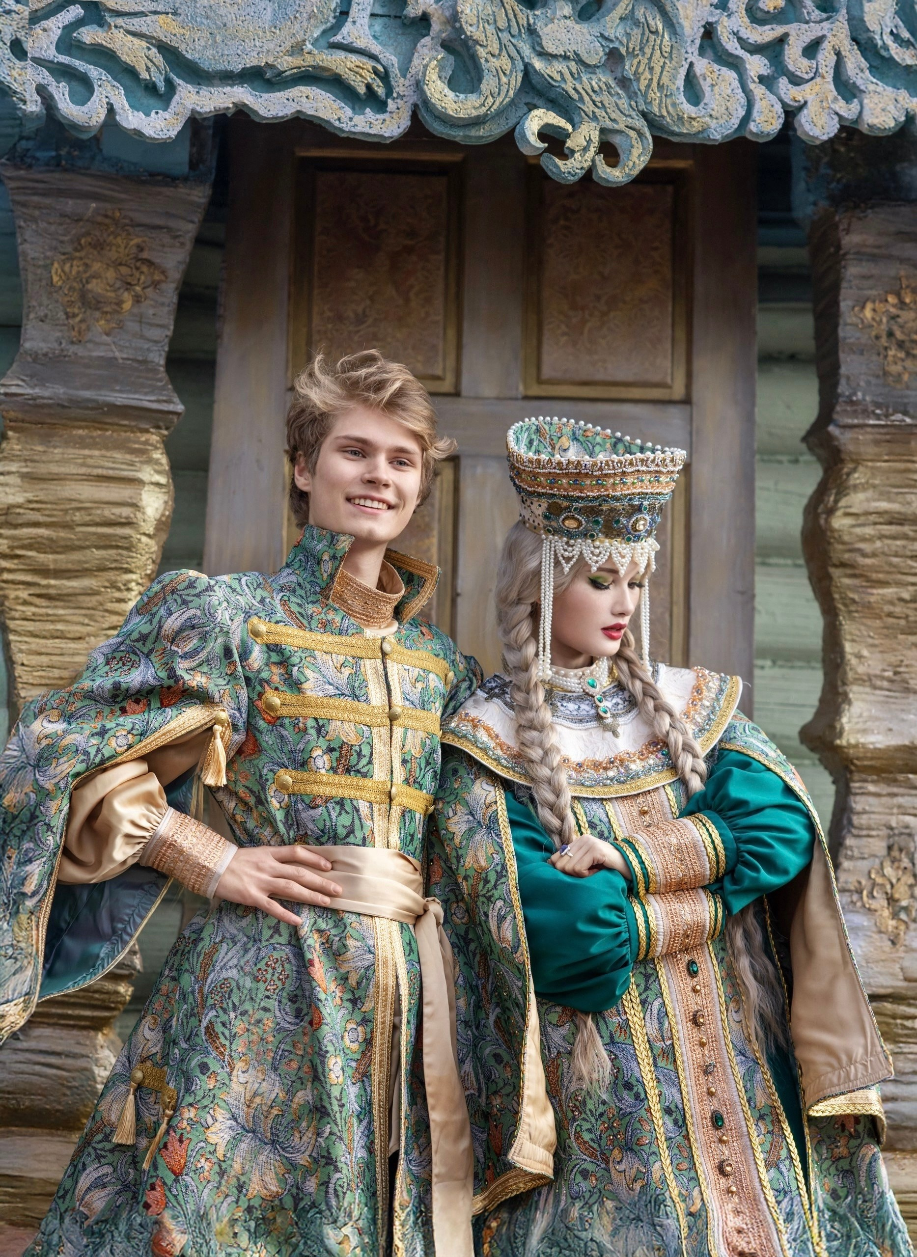 Королевич Елисей. Русские народные костюмы в Москве