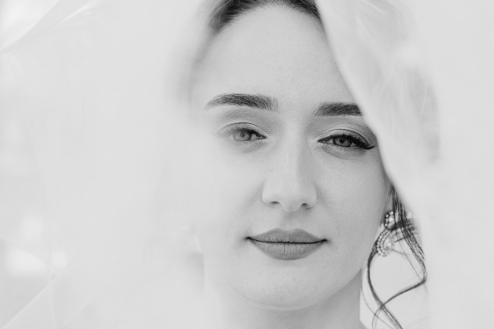 Крупный портрет невесты