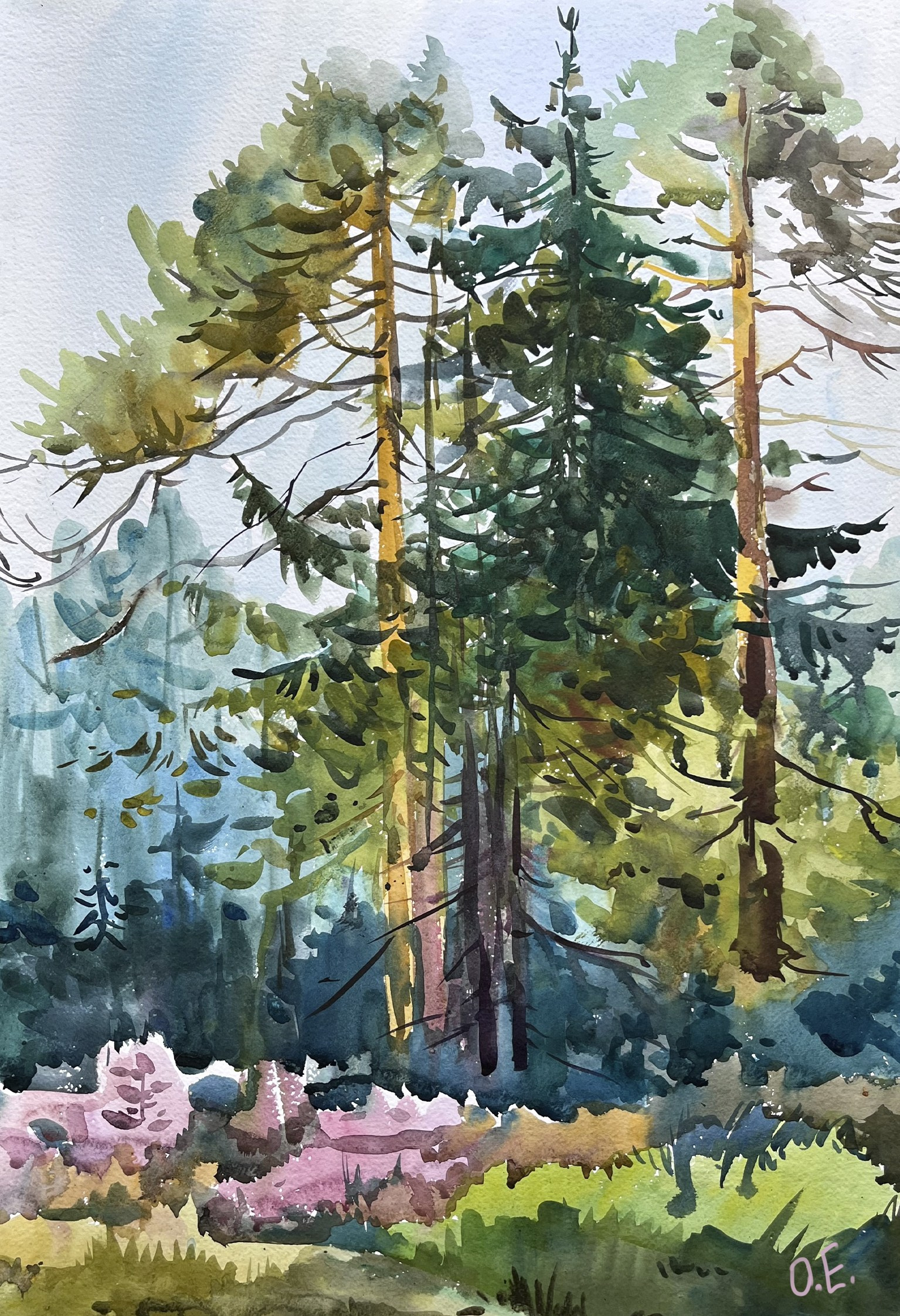 Сквозь колеблемые своды. Ефремова Ольга. Художник