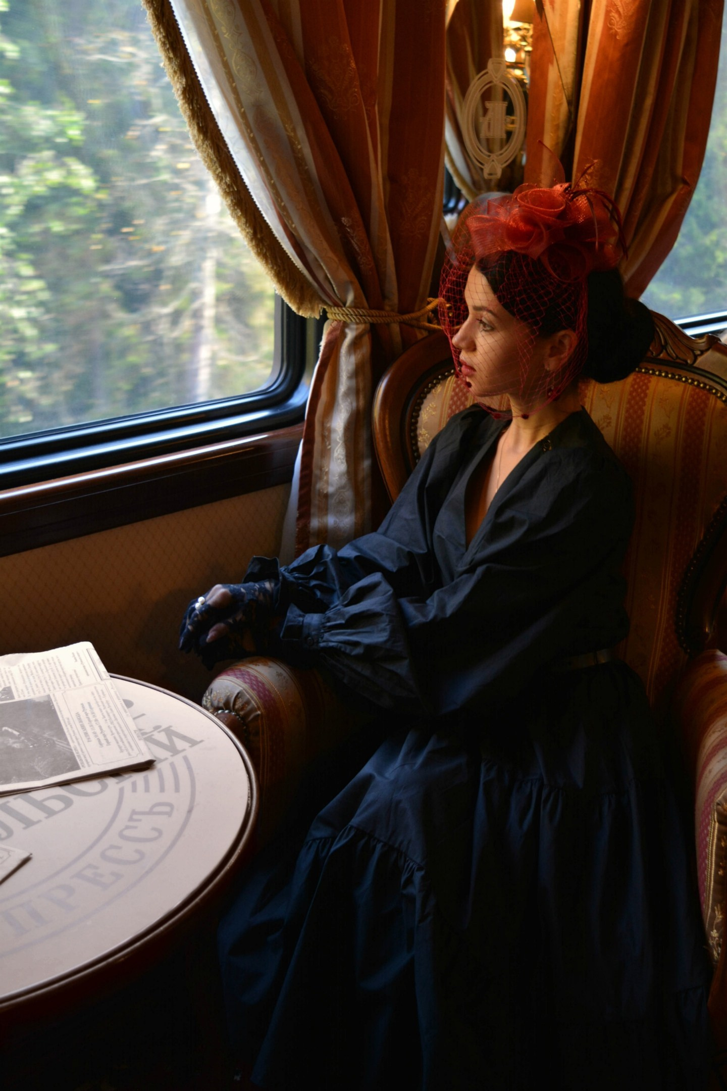 Портретная съемка на борту Рускеальского экспресс