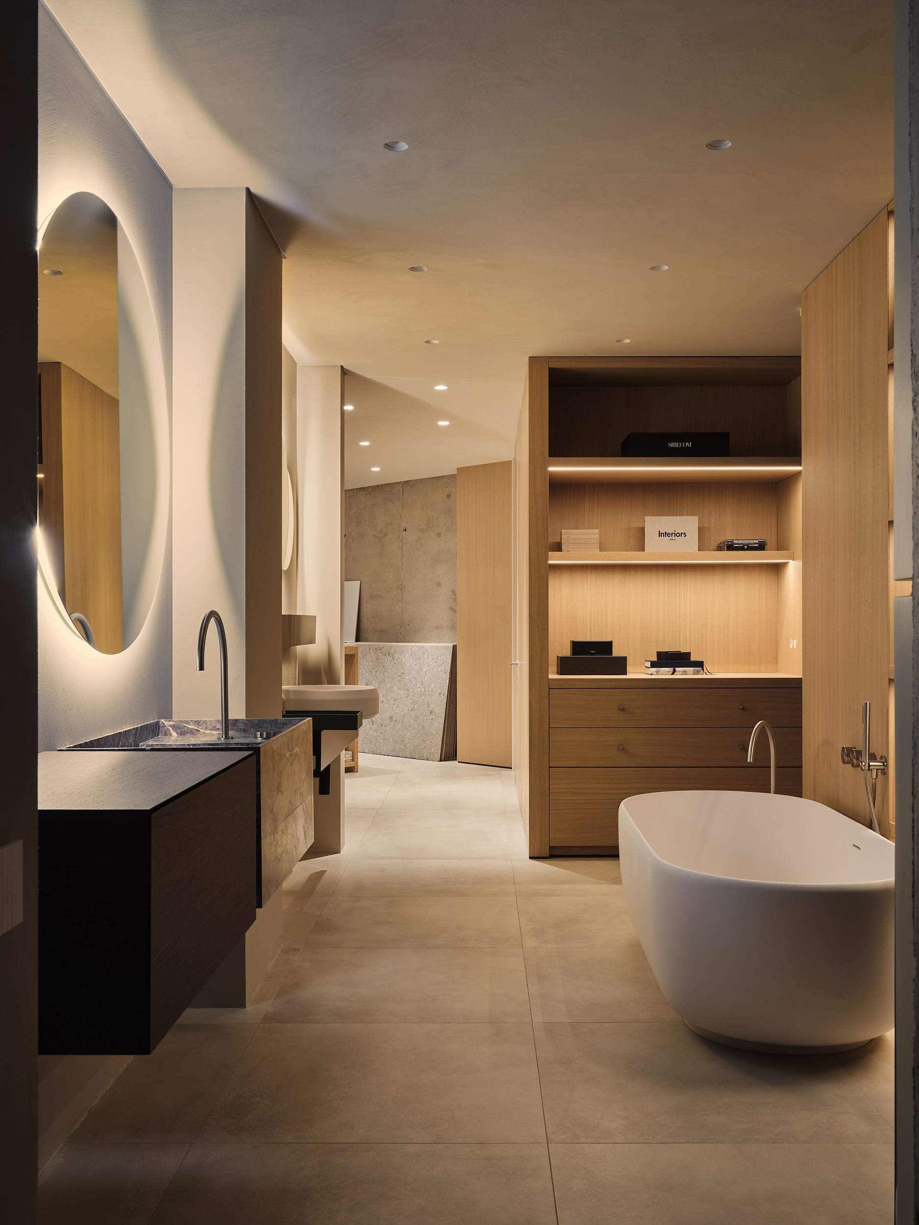 MANU Interior showroom in Saratov Russia designed by QUADRUM STUDIO