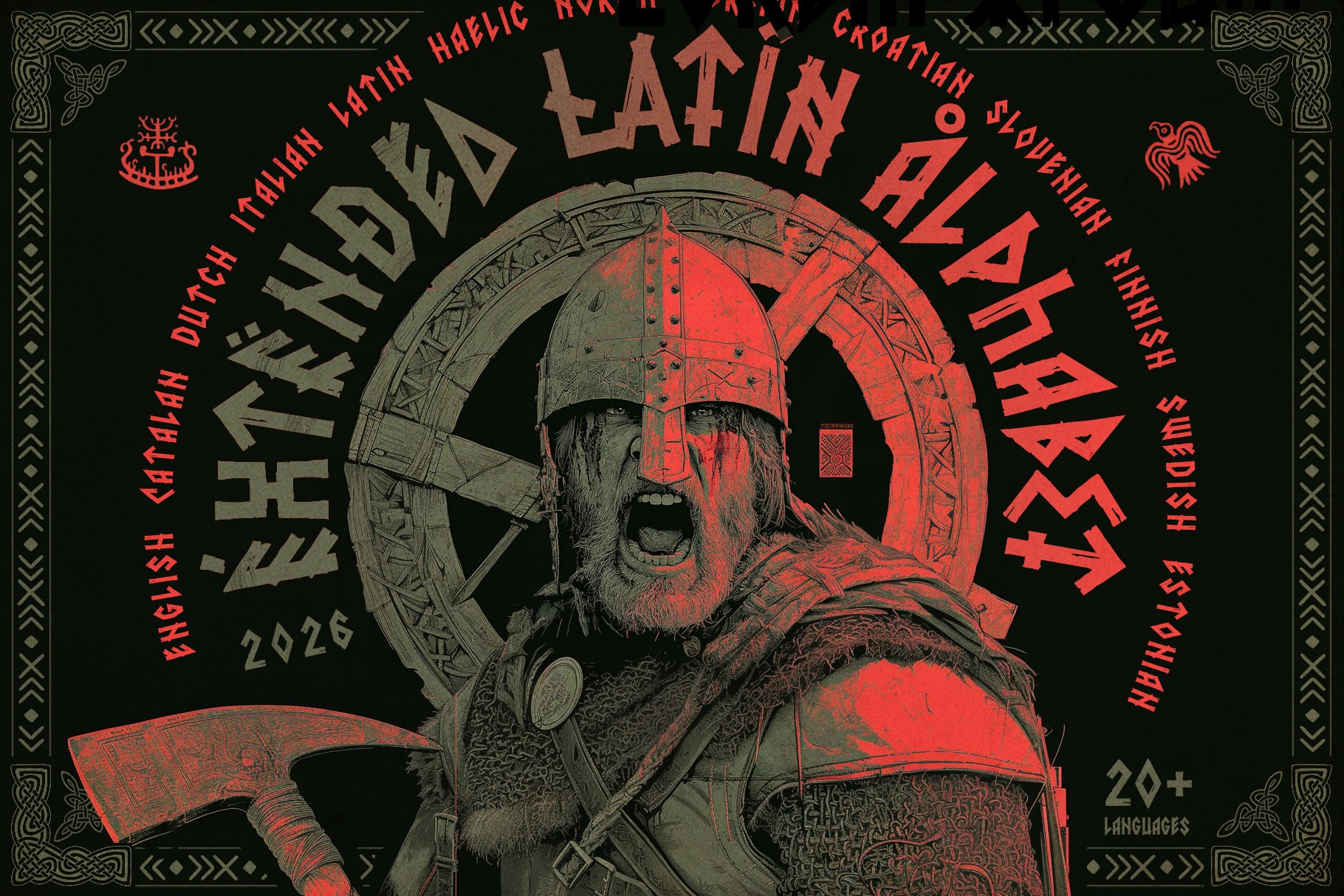 Шрифт ST-CHERTY. Alexander Stan Shimanov