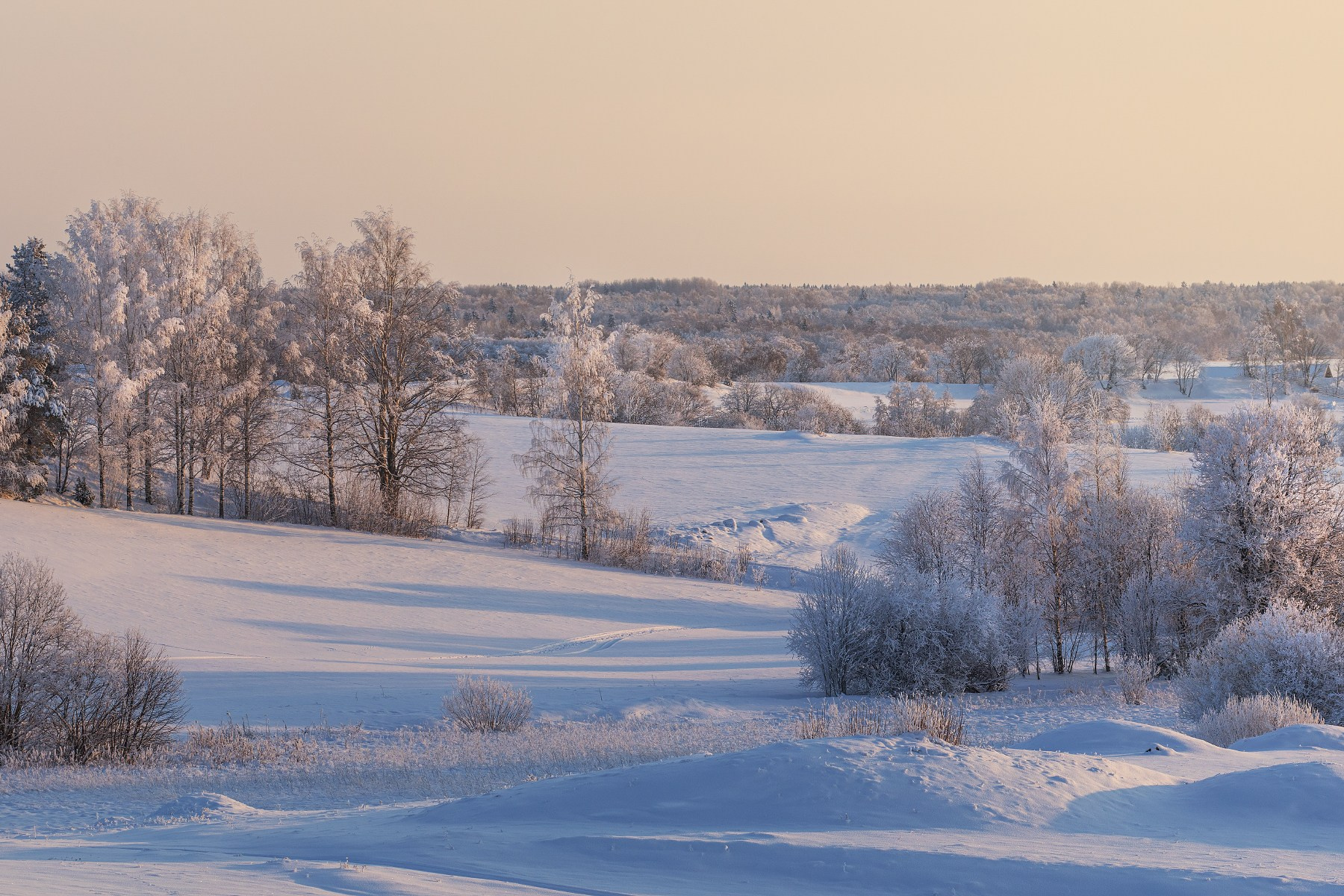 Русский Север, остров Кижи, зима
