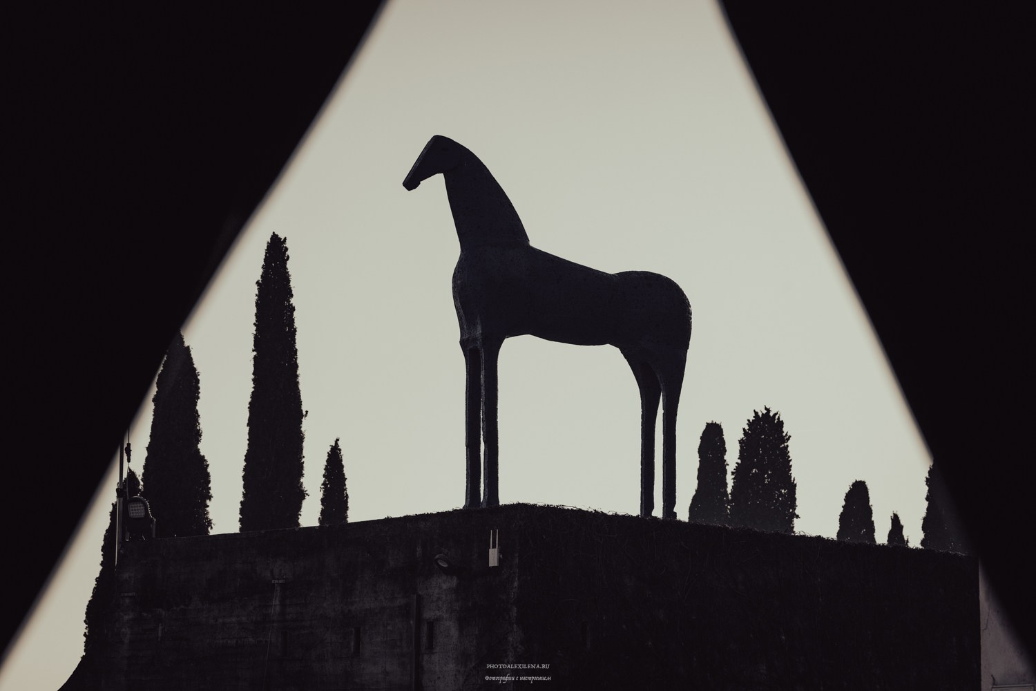 Vittoriale degli Italiani-Бывшая резиденция Габриеле Д’Аннунцио. Авторские стильные фотокартины