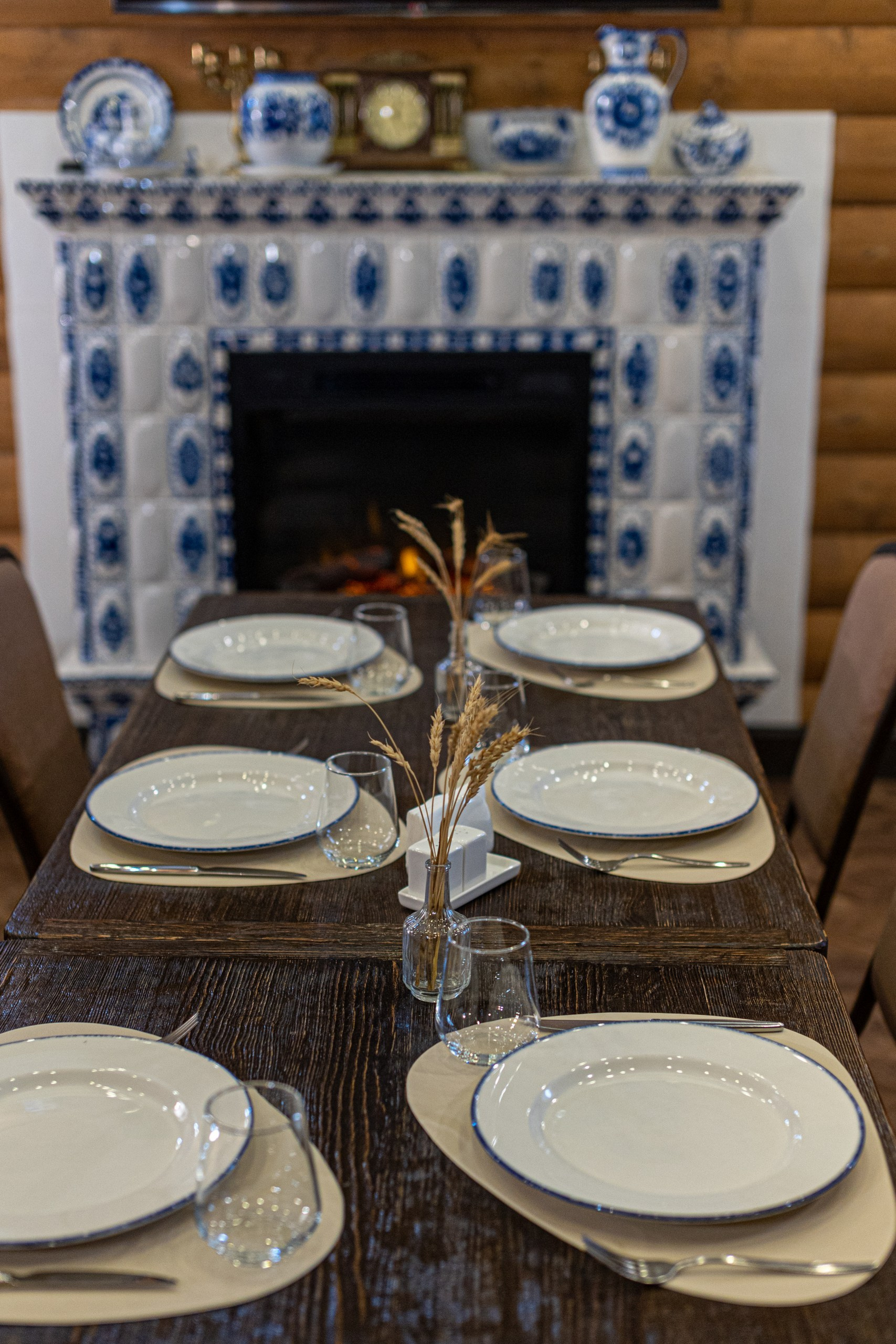 Банкетный зал «Гжель», ресторана «Дача ". Фотограф в Оренбурге. Профессиональный фотограф