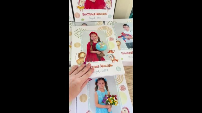 Видео готовых выпускных альбомов для детского сада. Выпускные альбомы в Москве и Подмосковье