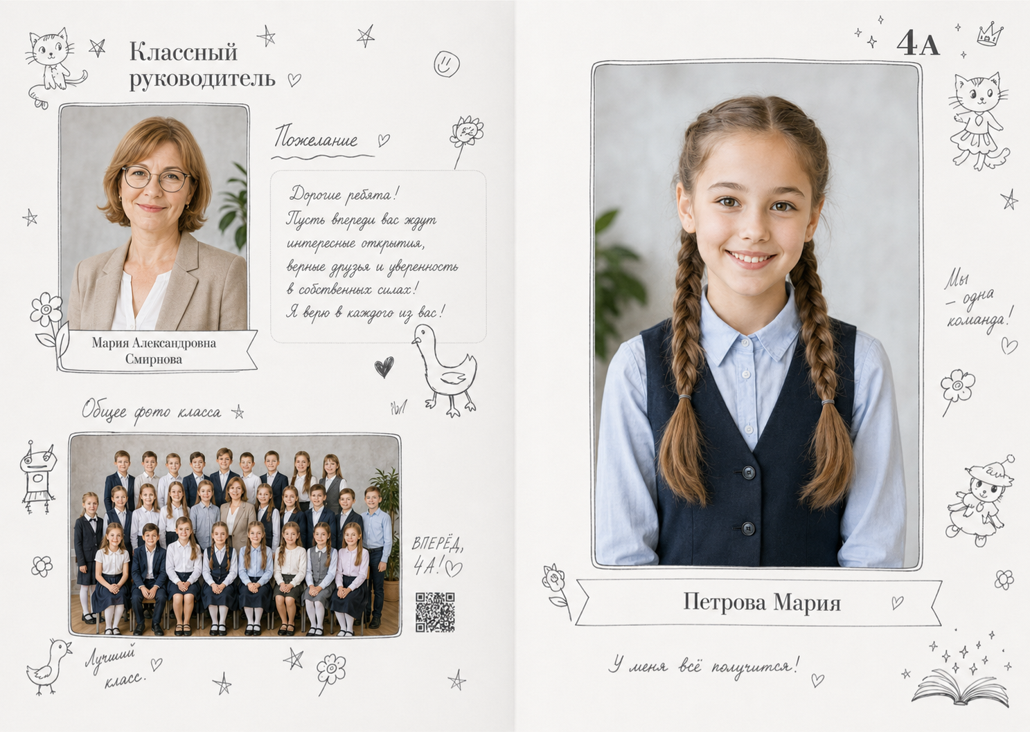 Стильные выпускные альбомы 4 класса. Дом детской фотографии Арсюткиной Наталии™