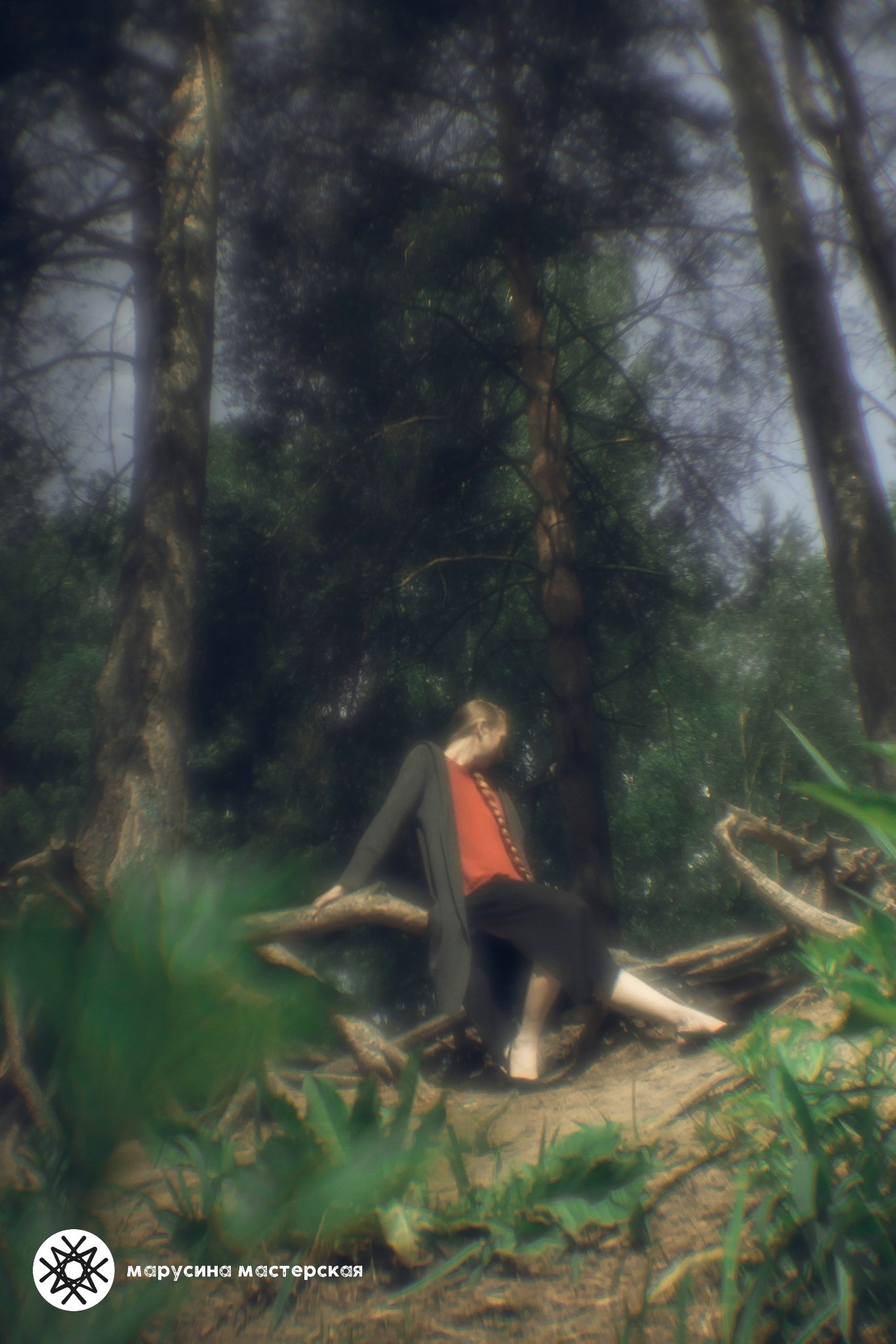 Работа участницы творческой практики — авторская фотография, женский портрет, стилизованный, эффект размытия