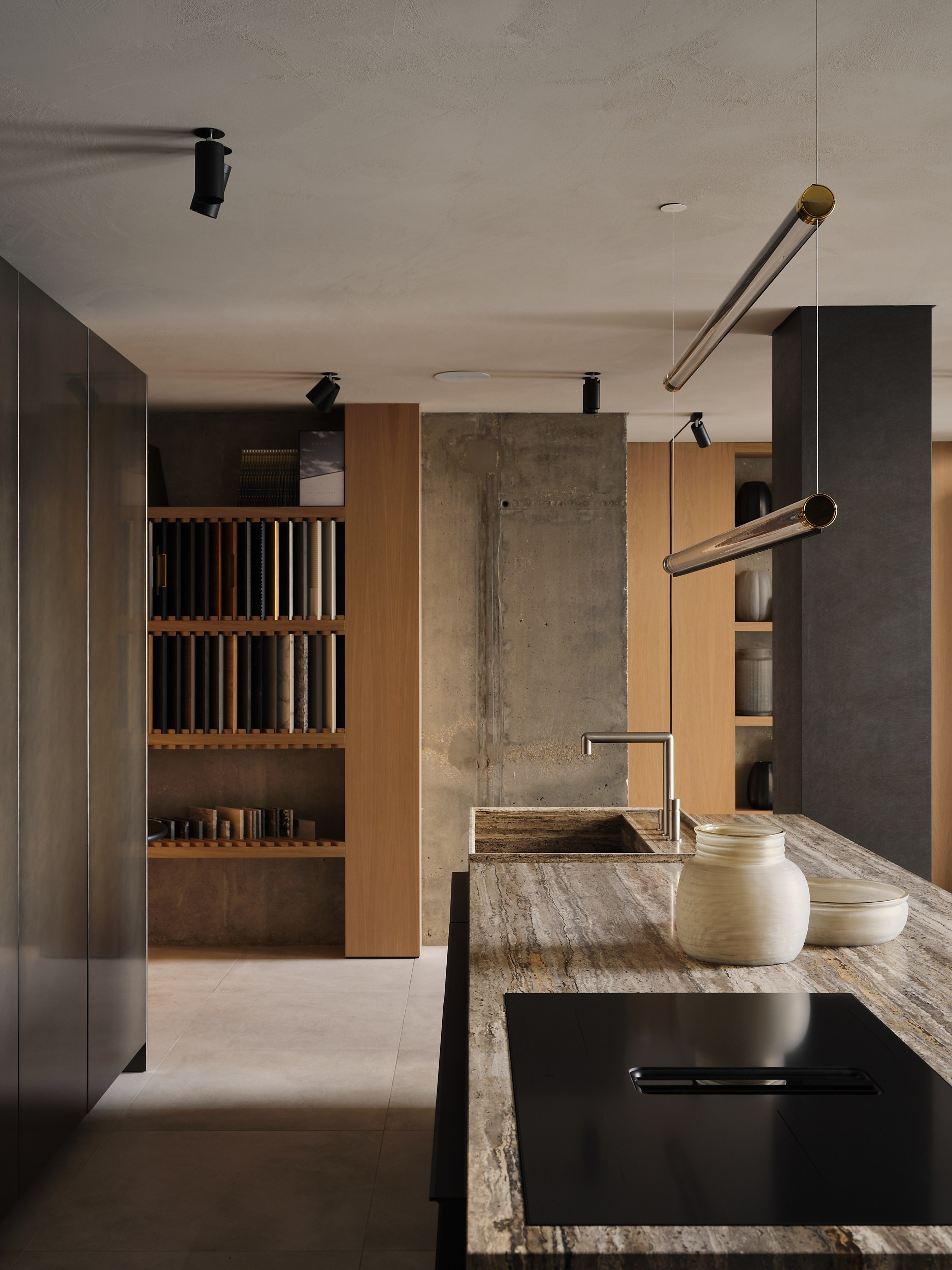 MANU Interior showroom in Saratov Russia designed by QUADRUM STUDIO