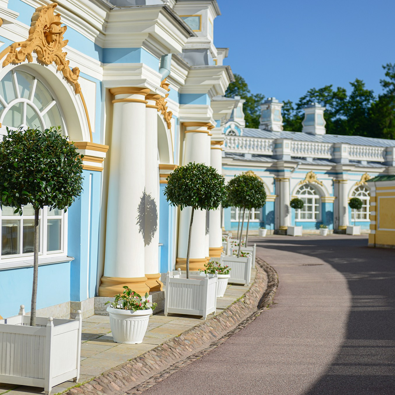 The city of Pushkin, Tsarskoye Selo. Catherine Park. The northern wing. There are even more view photos in the store.