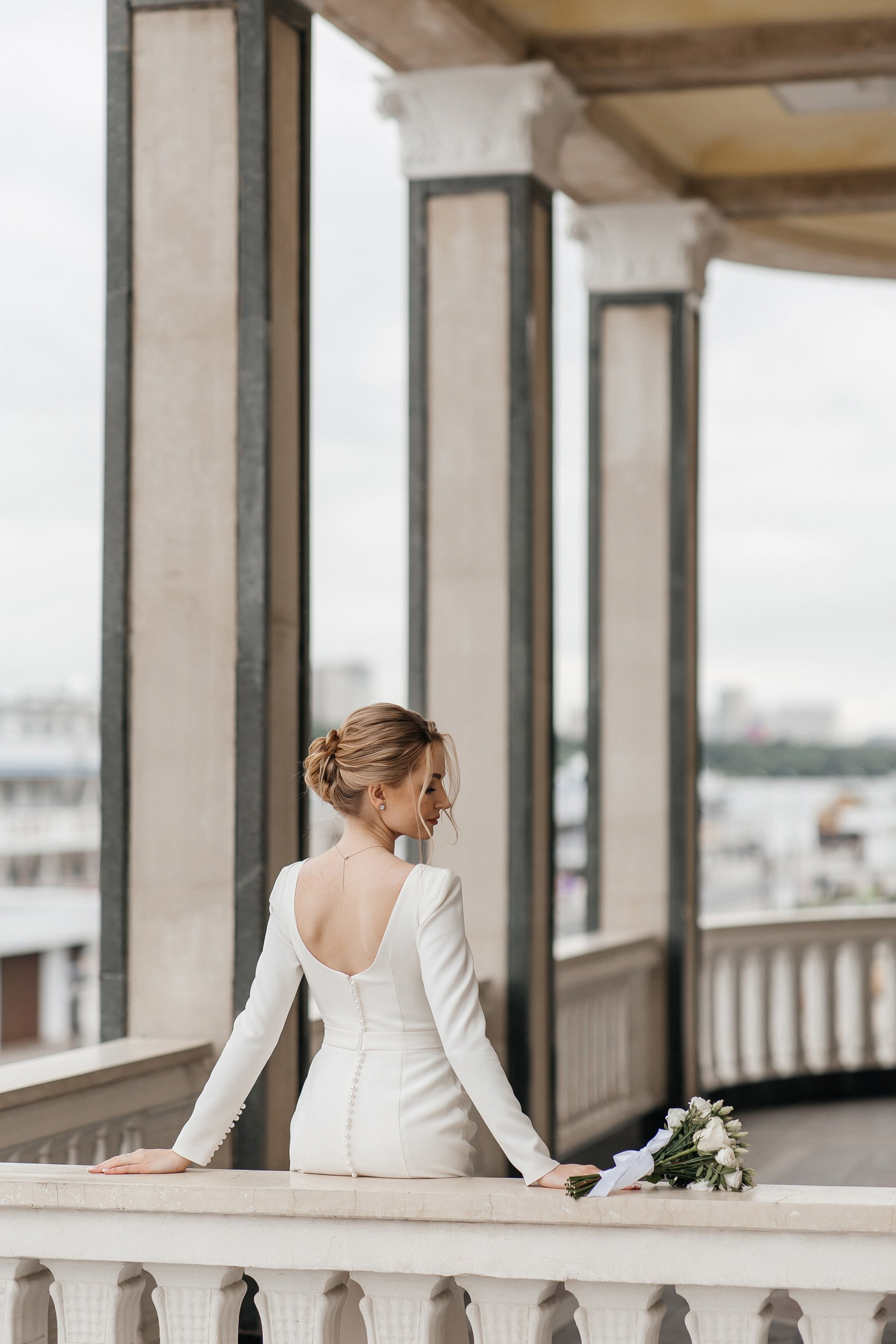 Свадебная прогулка на Северном Речном вокзале в Москве