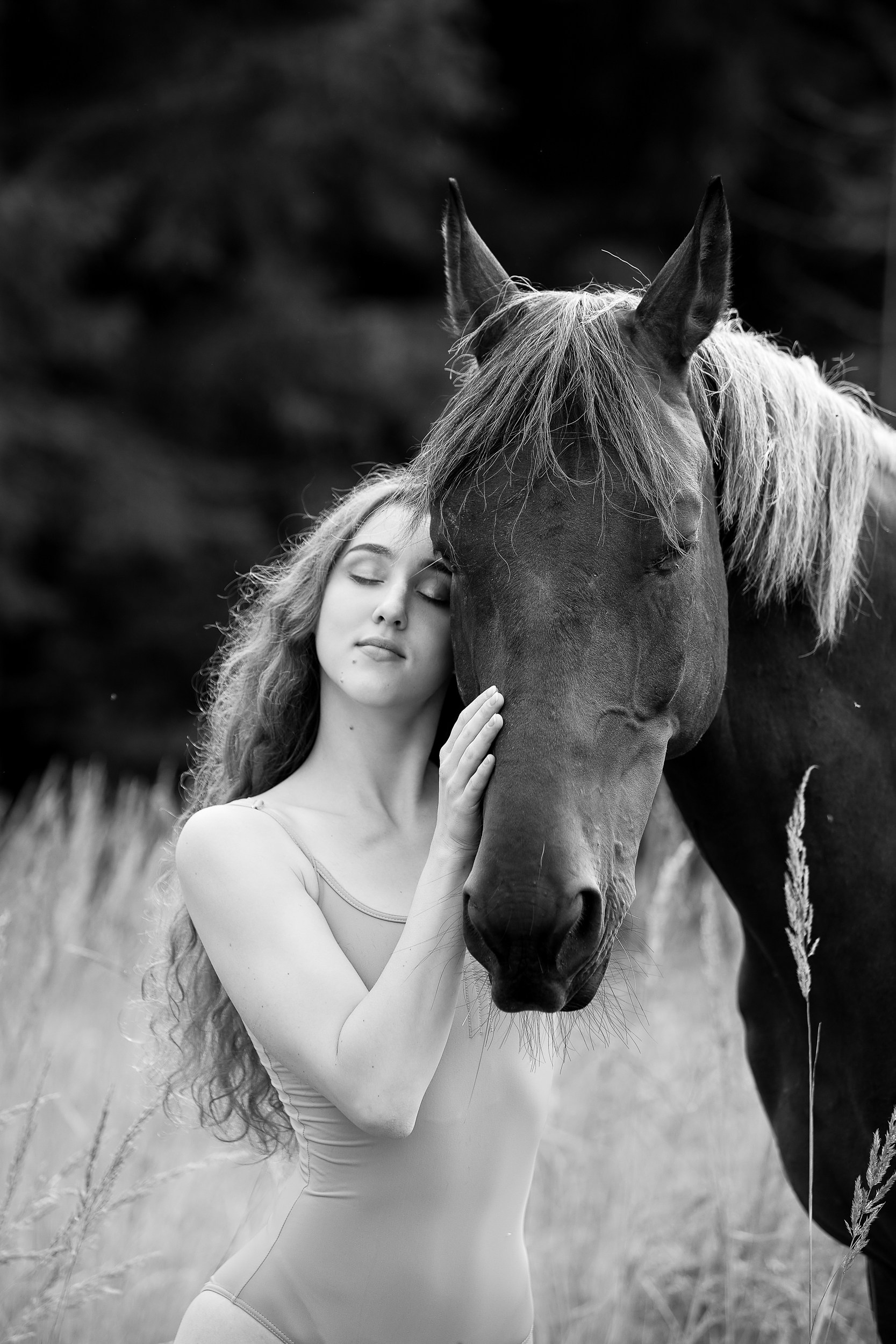 Балет и лошади, фотосессия «ГРАЦИЯ и СИЛА-1» Фотограф Михаил Семенов г. Ярославль