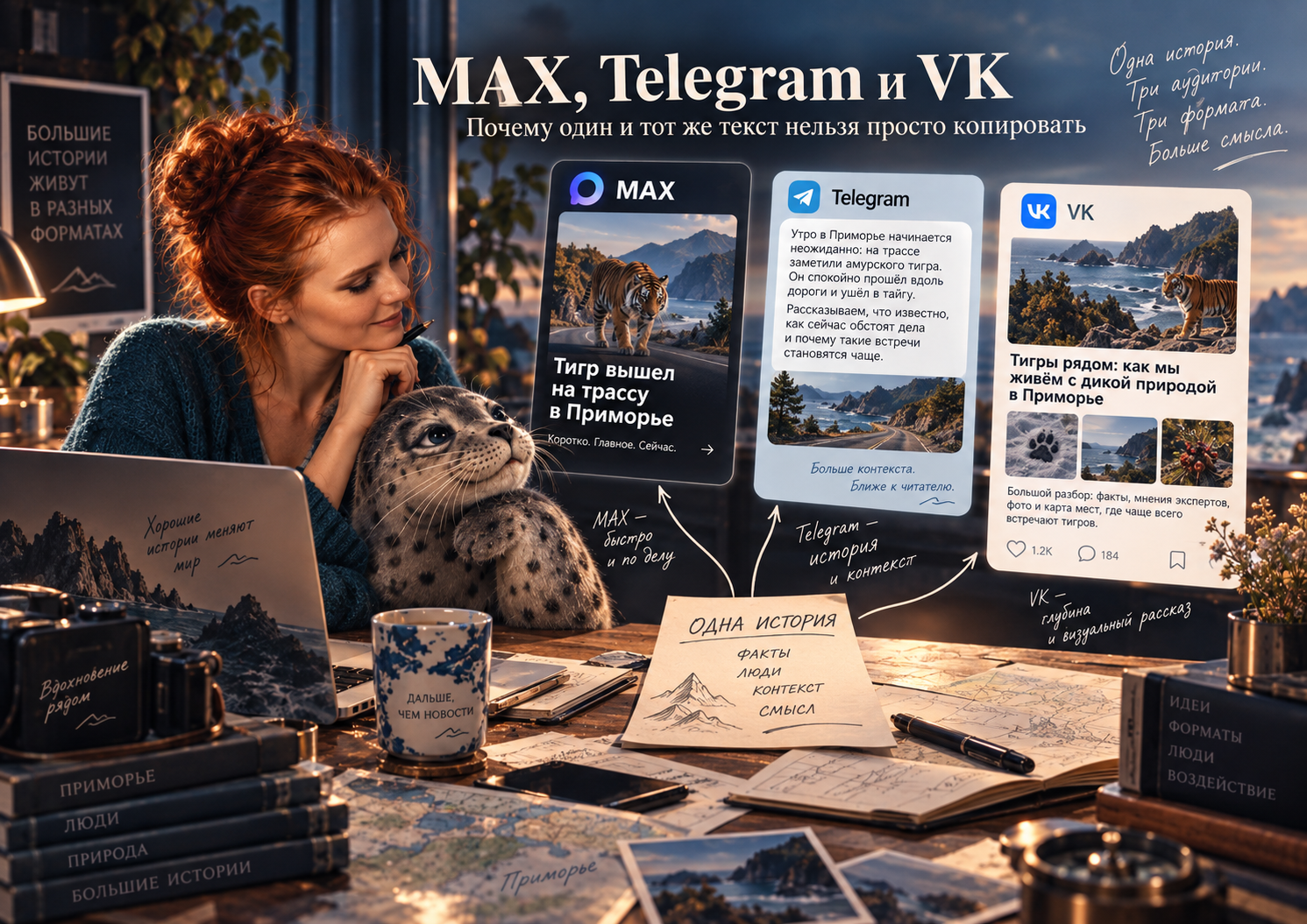 MAX, Telegram и VK: почему один и тот же текст нельзя просто копировать. Наташа Скрипка