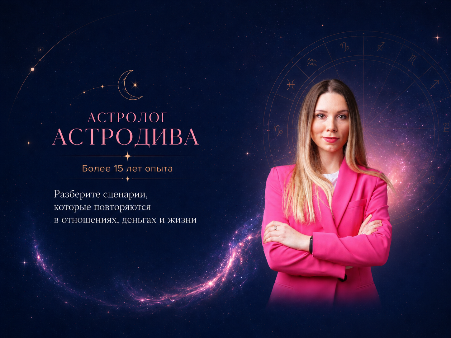 Астролог Анастасия Astrodiva (Москва) — консультации по финансам, профессии и отношениям