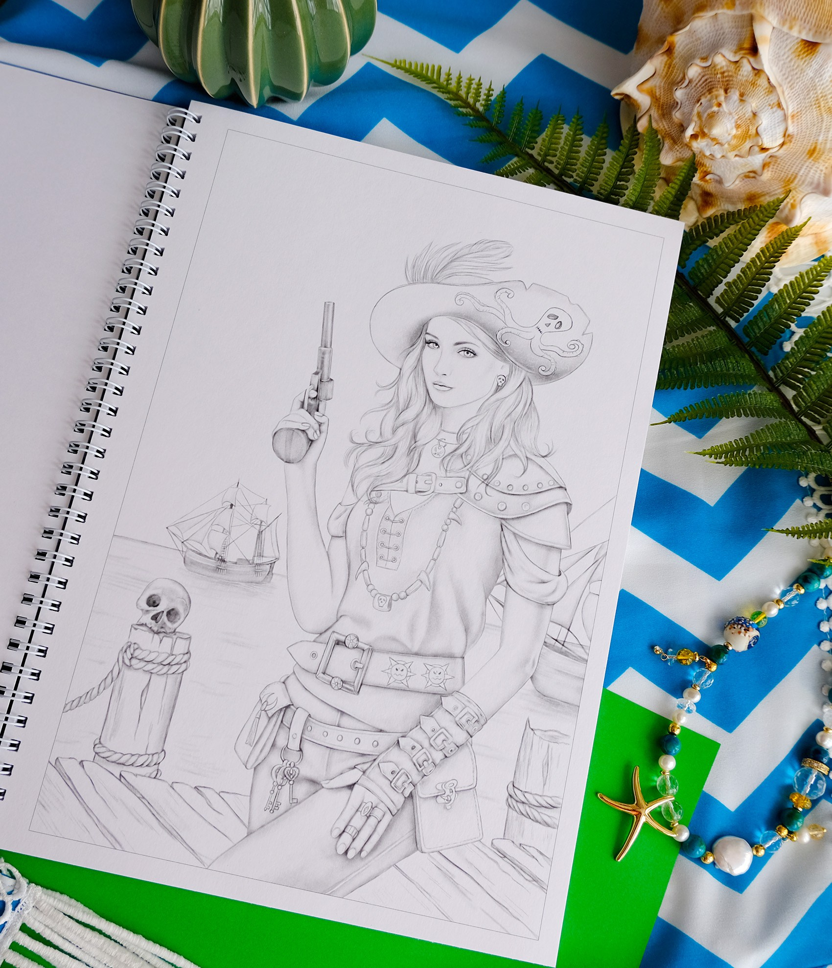 Pirates. Раскраски Алёны Лазаревой