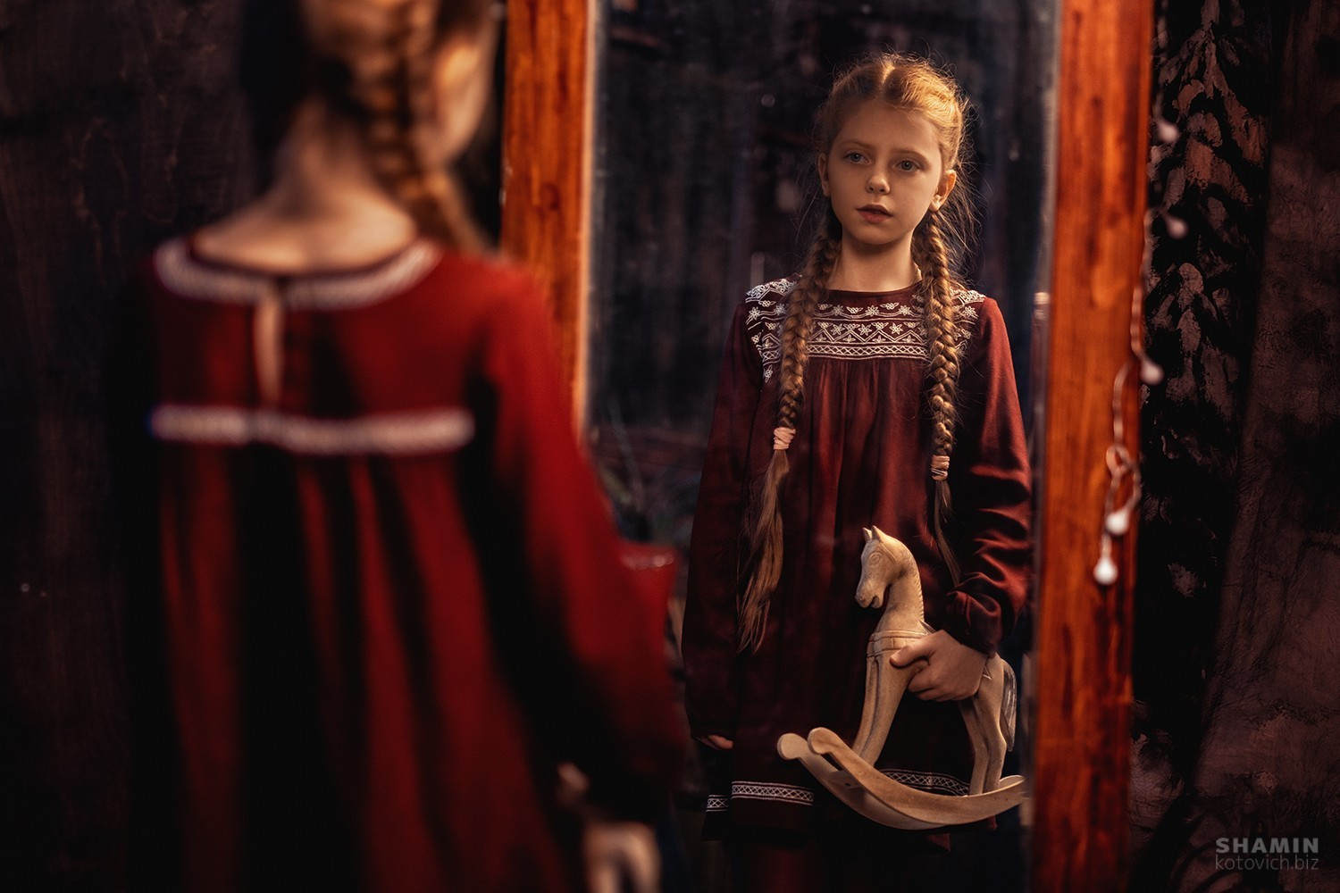 Лена и нетипичная новогодняя съемка. Фотограф Константин Шамин