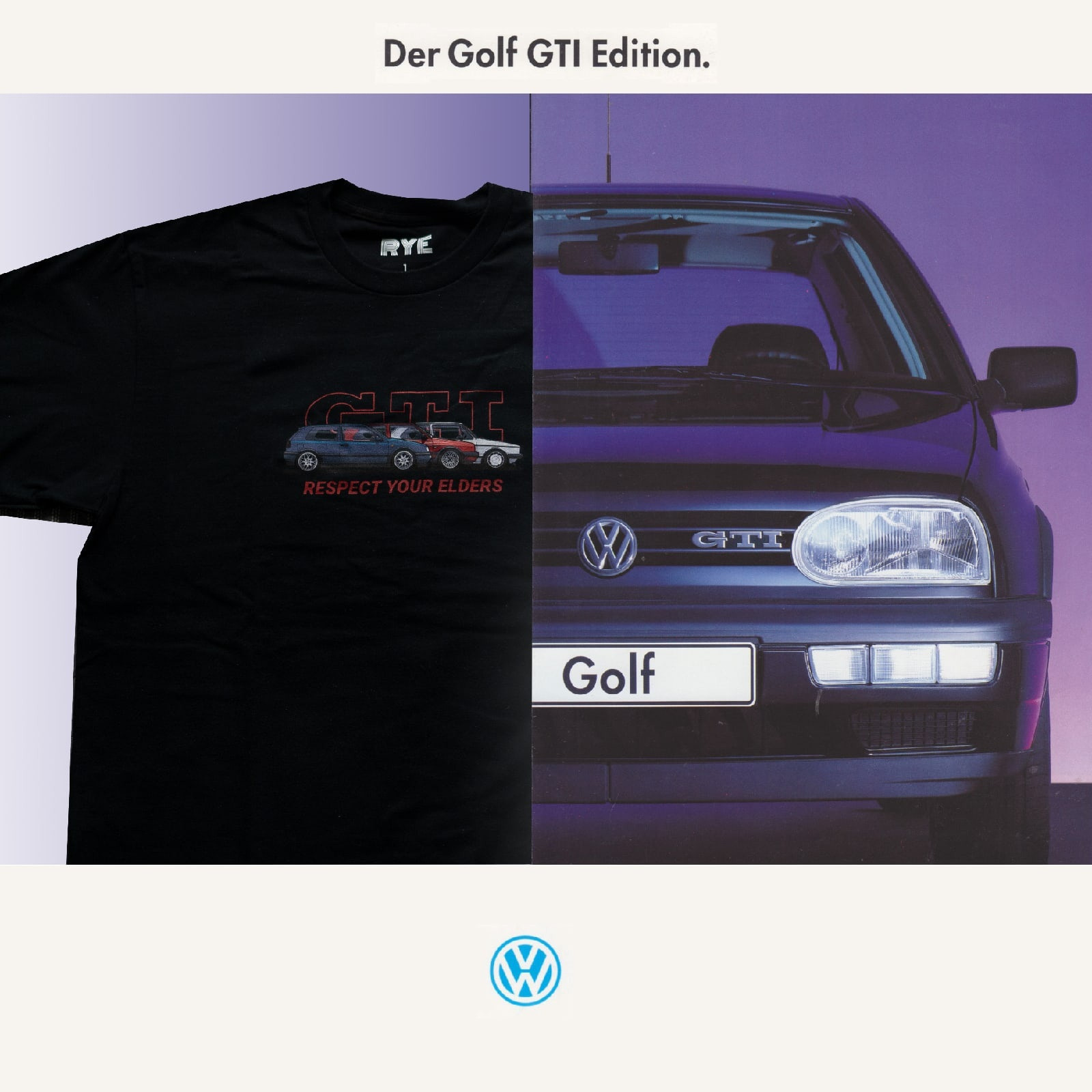 Футболка Volkswagen Golf GTi. Автомобильный фотограф Антон Цырулев