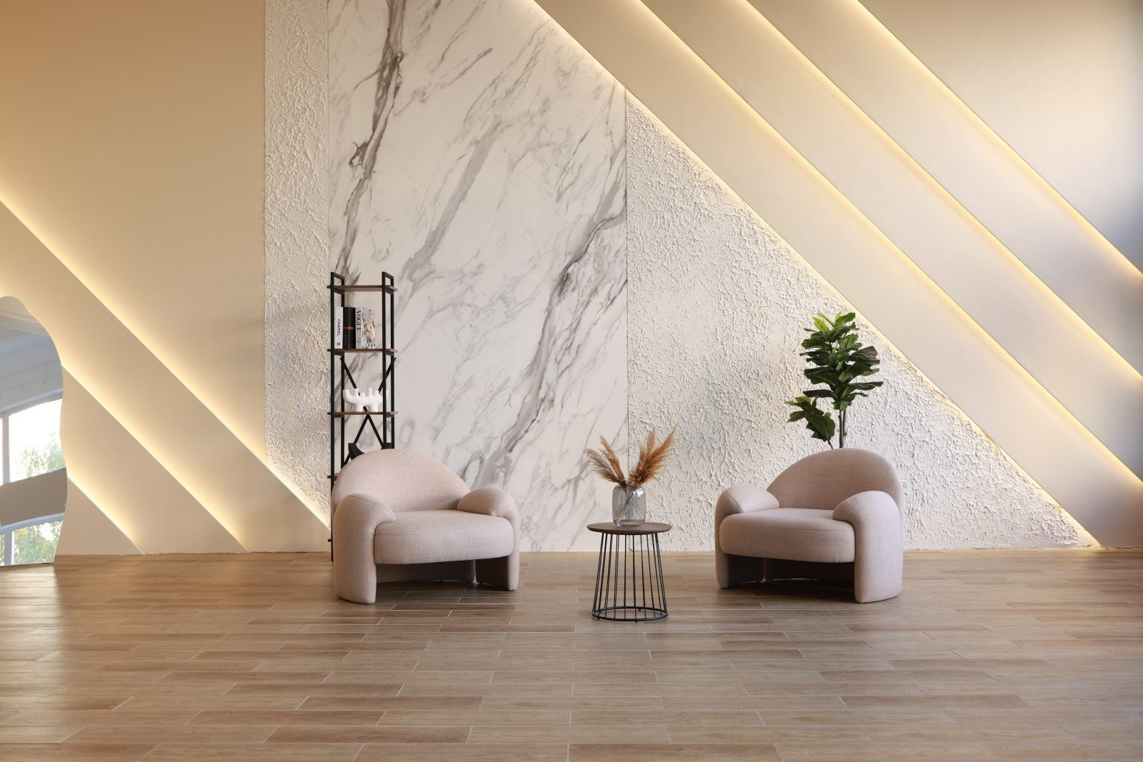 Локация для бизнес-съемки в современном стиле