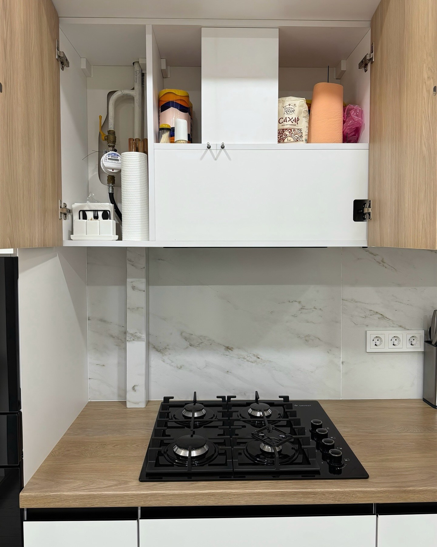 Белая кухня — дизайн-проект | OXY Design. Дизайн интерьера, мебели и ландшафта на КМВ | OXY Design