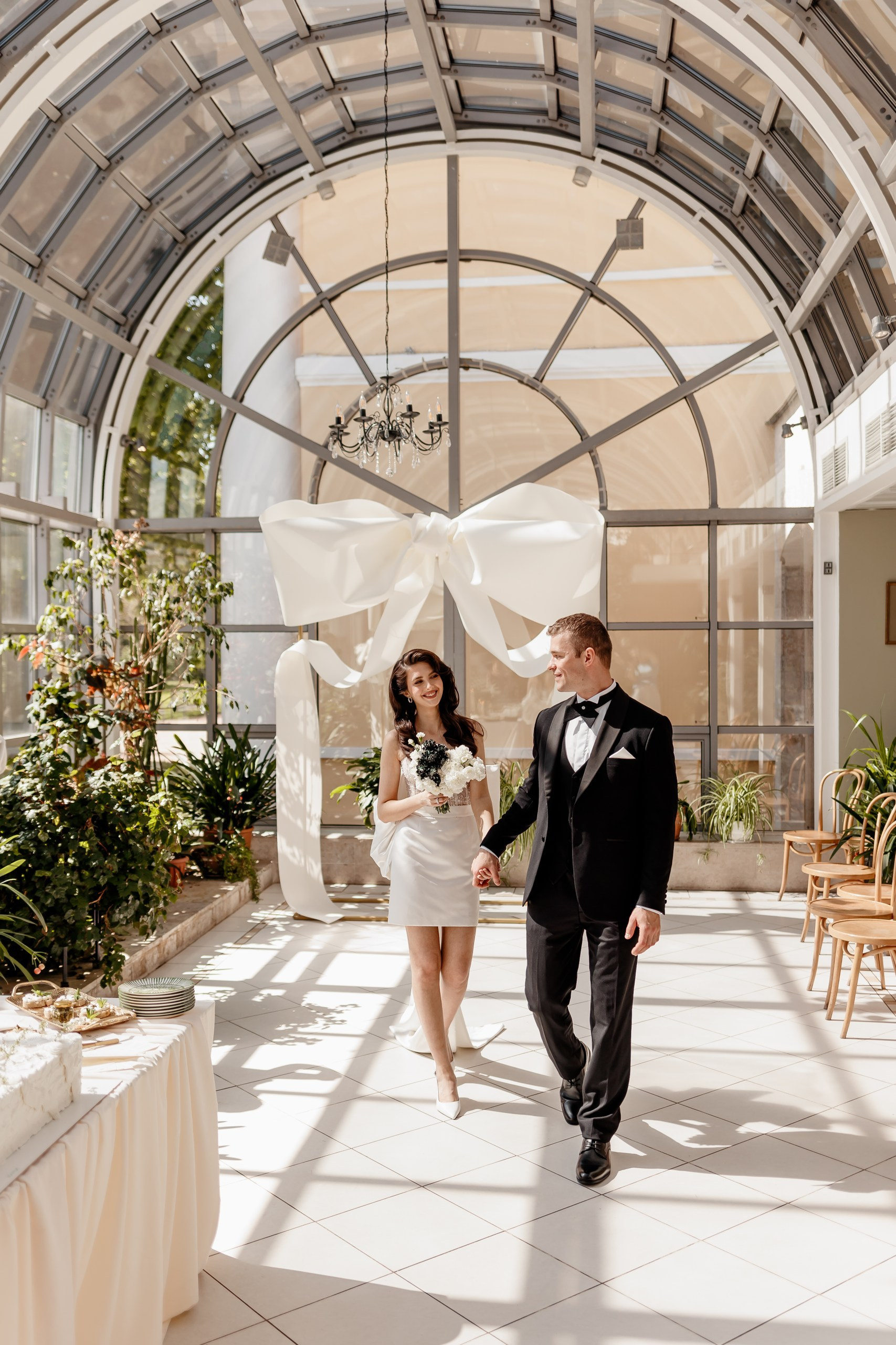 Свадебная фотосессия в «Оранжерее» в Усадьбе Державина в Спб