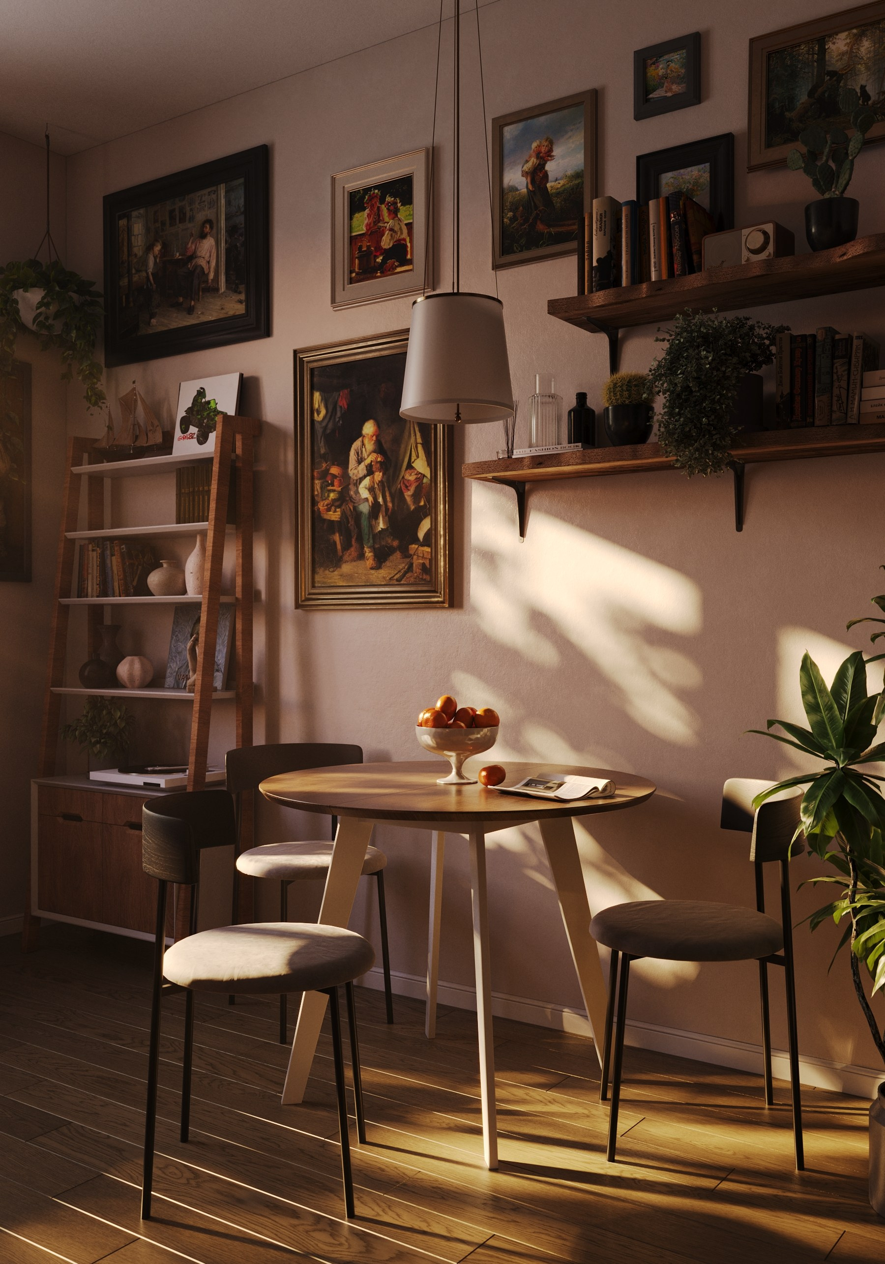 МК домик в деревне. Popov.Viz интерьерный 3D-визуализатор