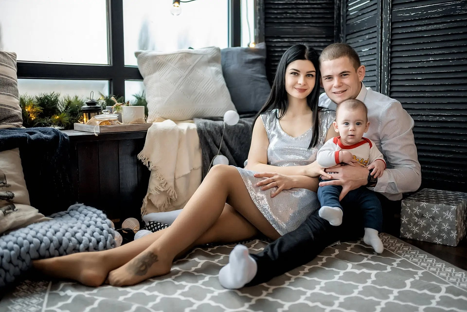 Семейная новогодняя фотосессия с детьми в Ростове на Дону